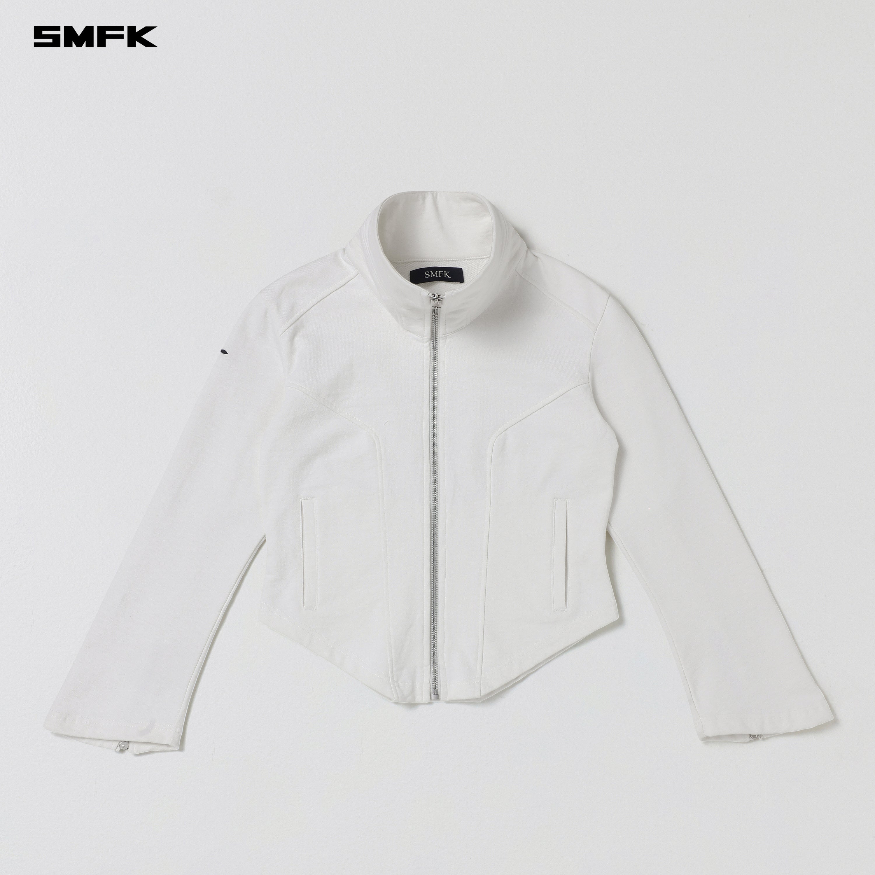 MYTH SLIENT JACKET /COTTON WOOL SILK CLOUD WHITE