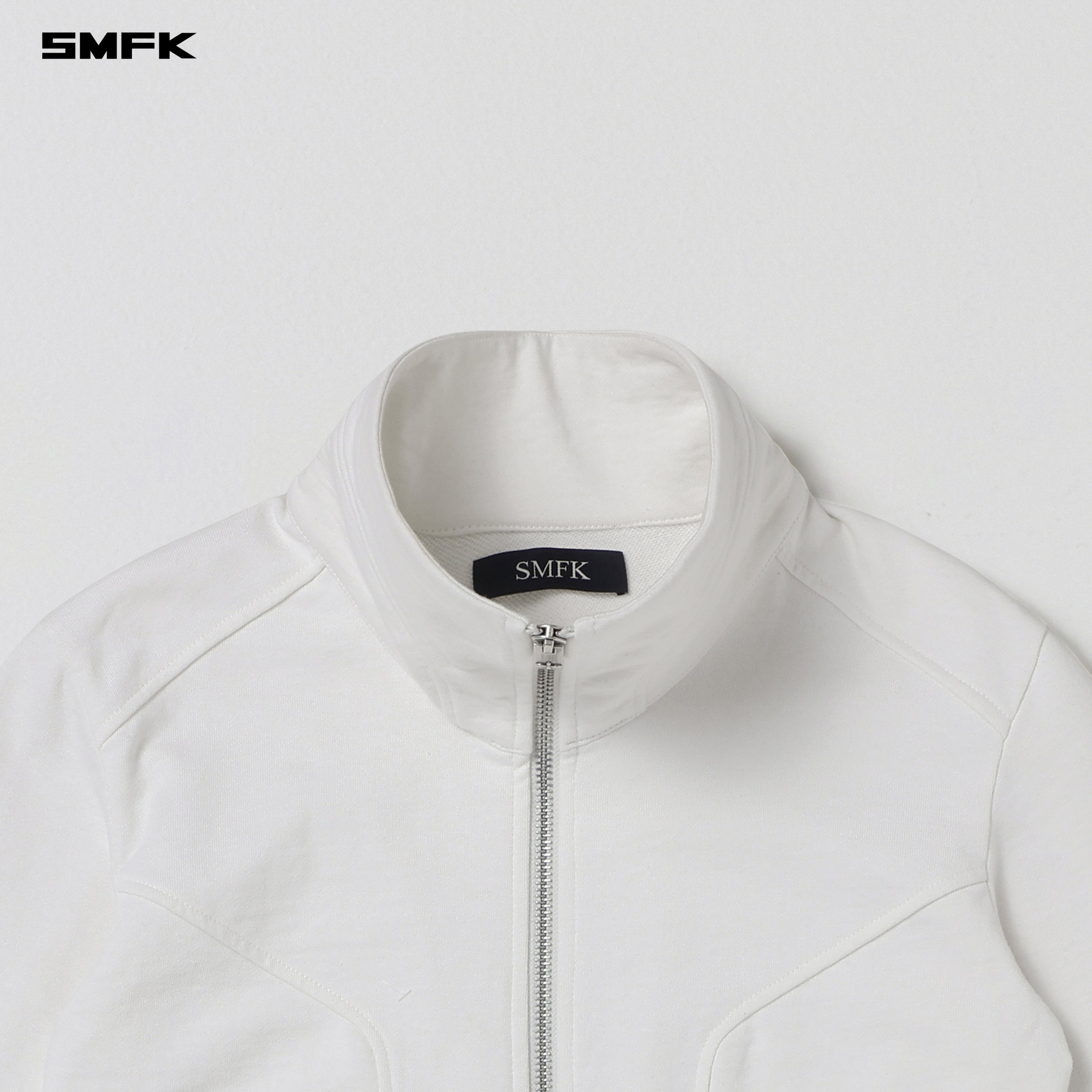 MYTH SLIENT JACKET /COTTON WOOL SILK CLOUD WHITE