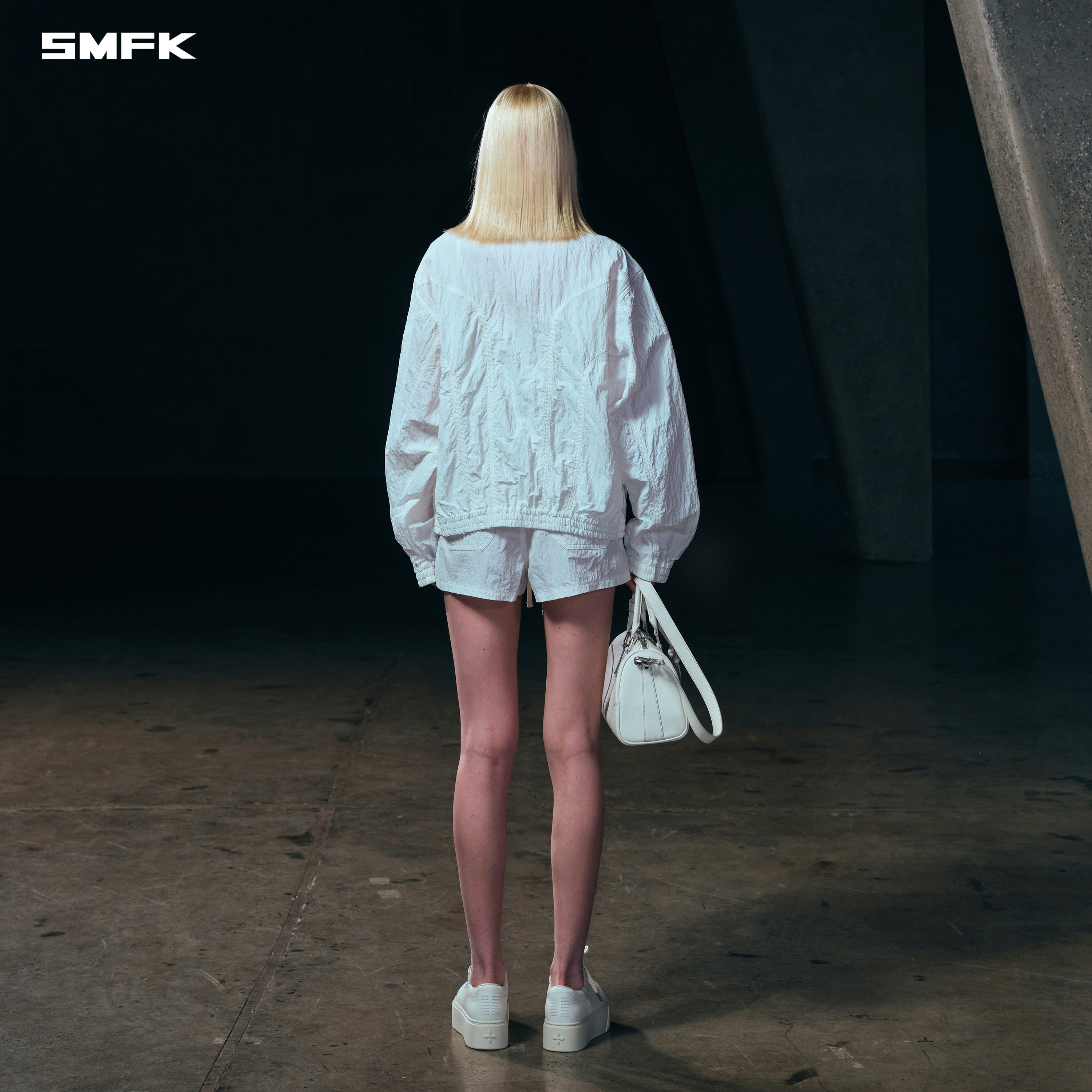 MIRAGE LOOSE HIKE JACKET/NYLON WP CLOUD WHITE