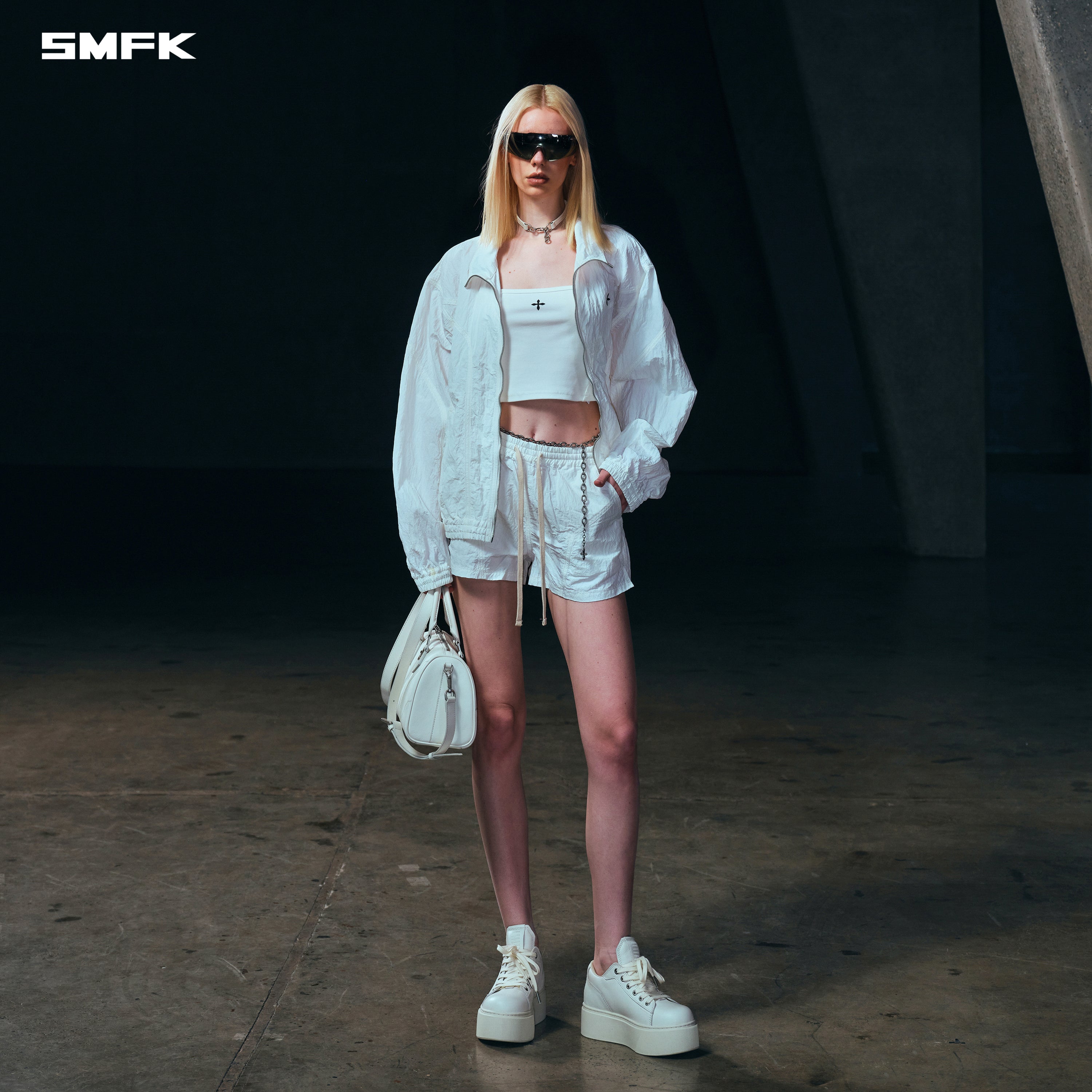 MIRAGE LOOSE HIKE JACKET/NYLON WP CLOUD WHITE