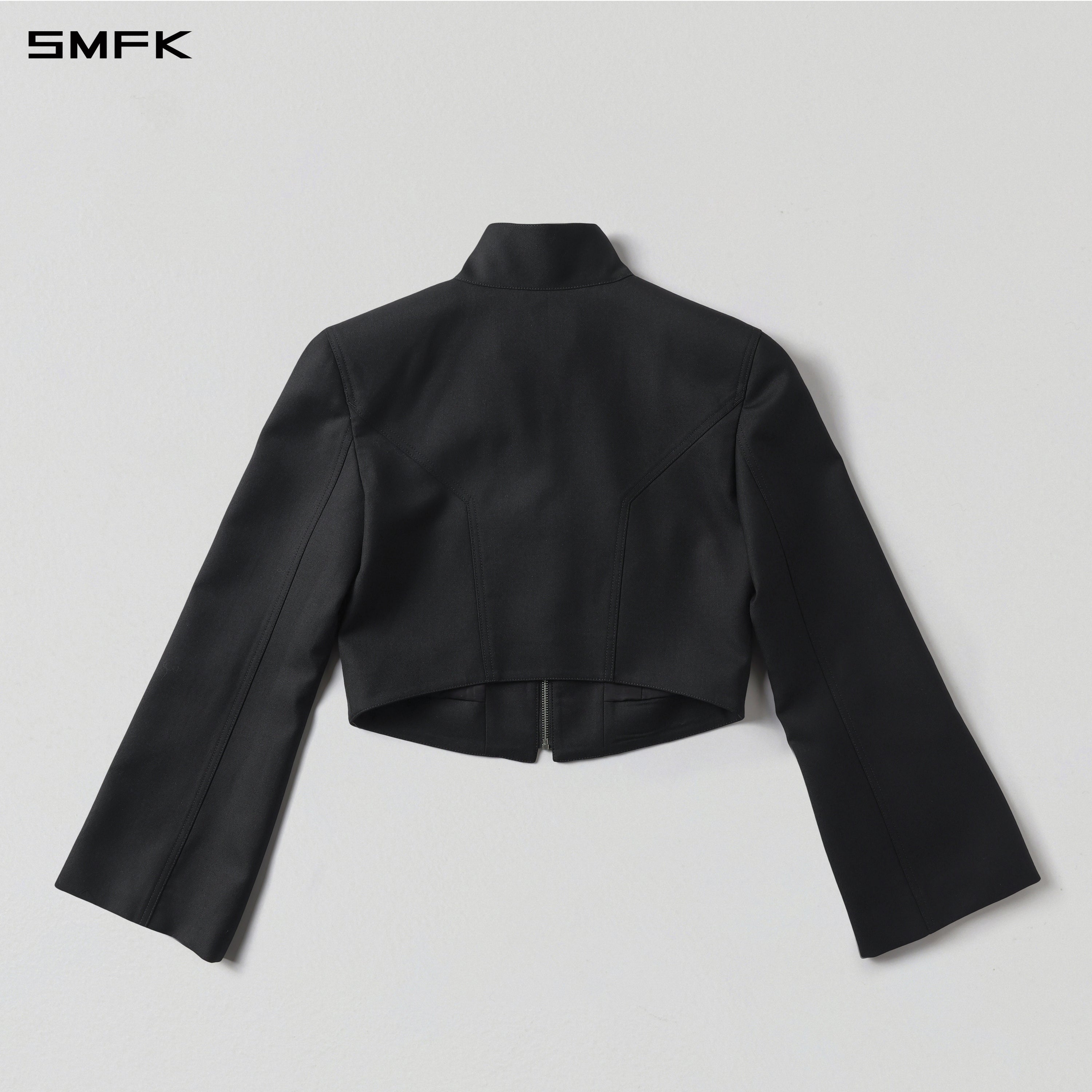 MIRAGE PRISM MIDNIGHT JACKET/WOOL + POLYESTER MIDNIGHT BLACK