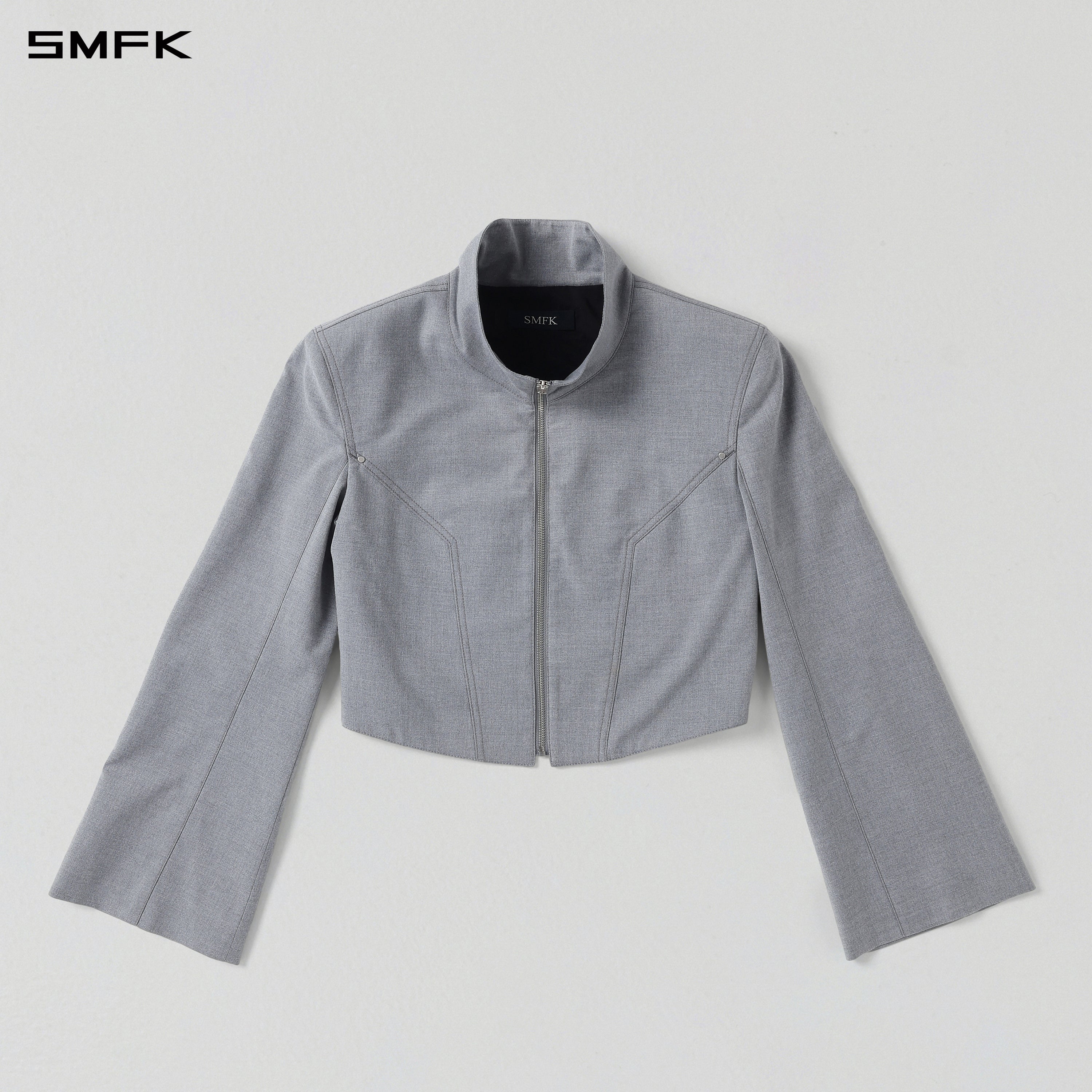 MIRAGE PRISM MIDNIGHT JACKET/POLYESTER+RAYON+LYOCELL GLACIER GREY