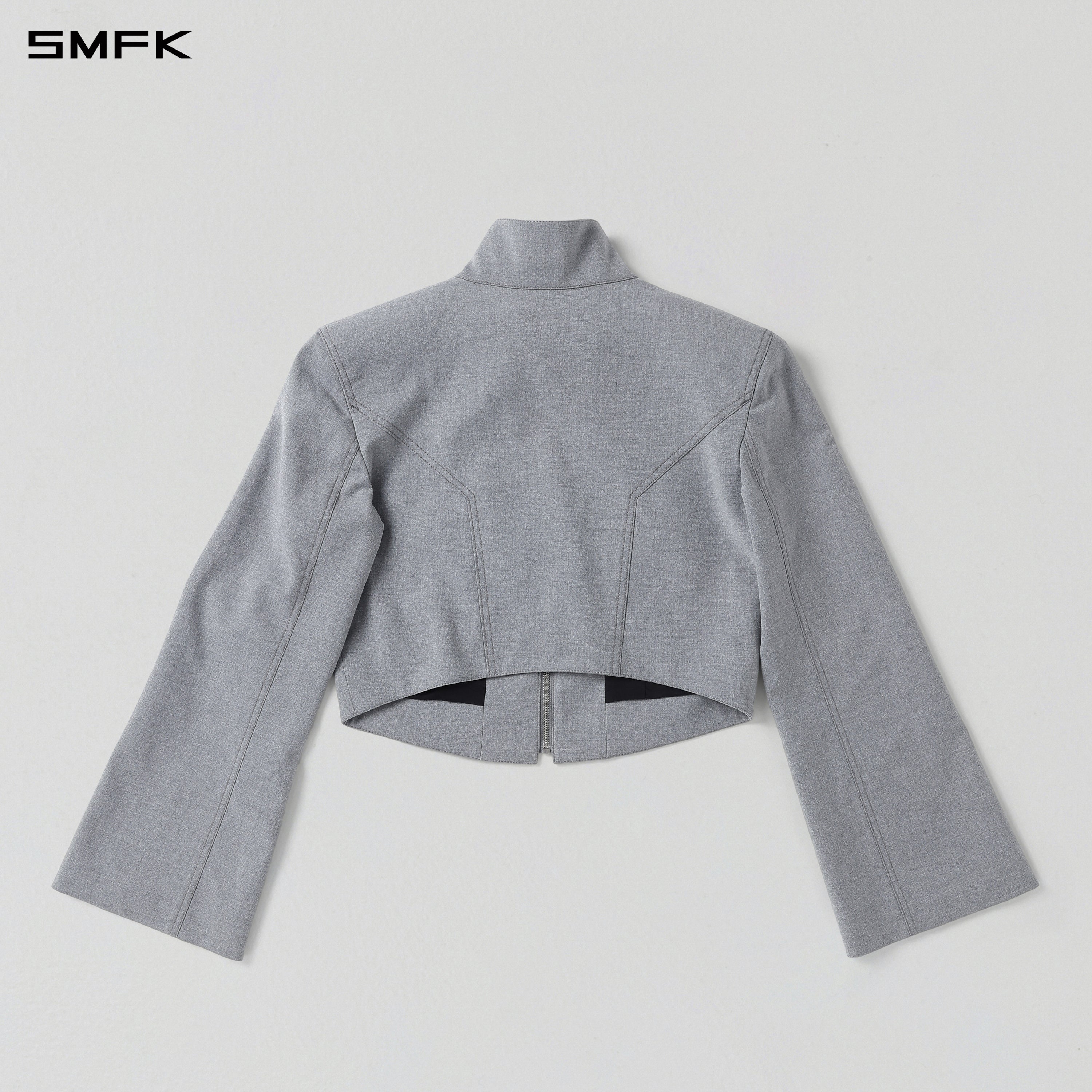 MIRAGE PRISM MIDNIGHT JACKET/POLYESTER+RAYON+LYOCELL GLACIER GREY