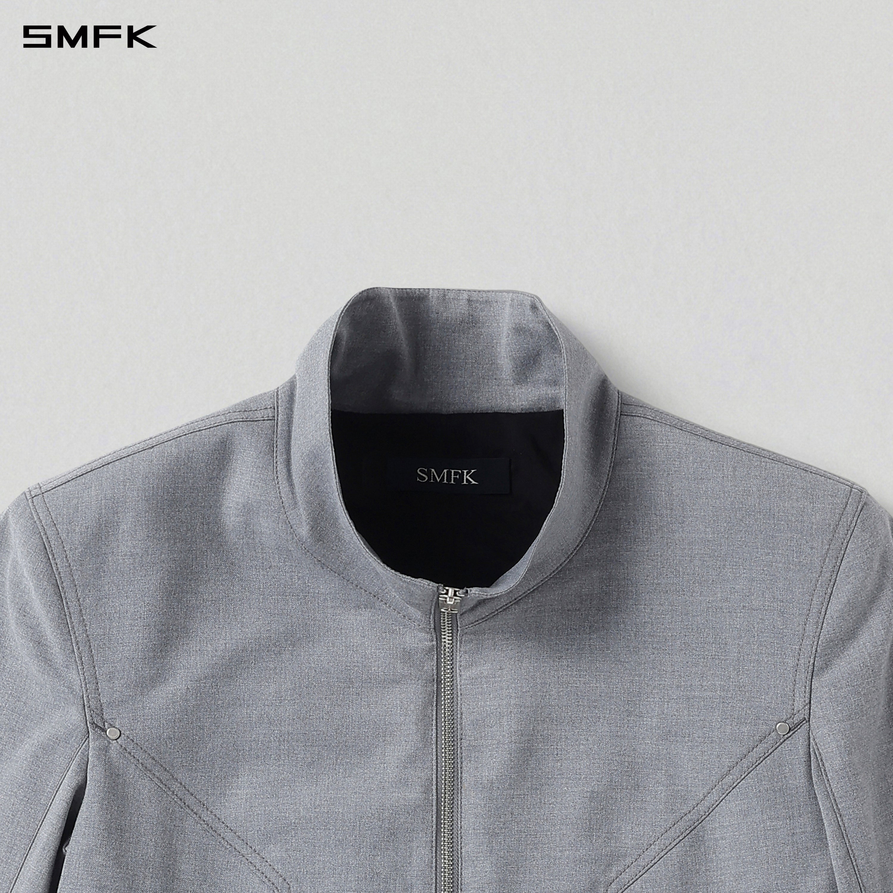 MIRAGE PRISM MIDNIGHT JACKET/POLYESTER+RAYON+LYOCELL GLACIER GREY