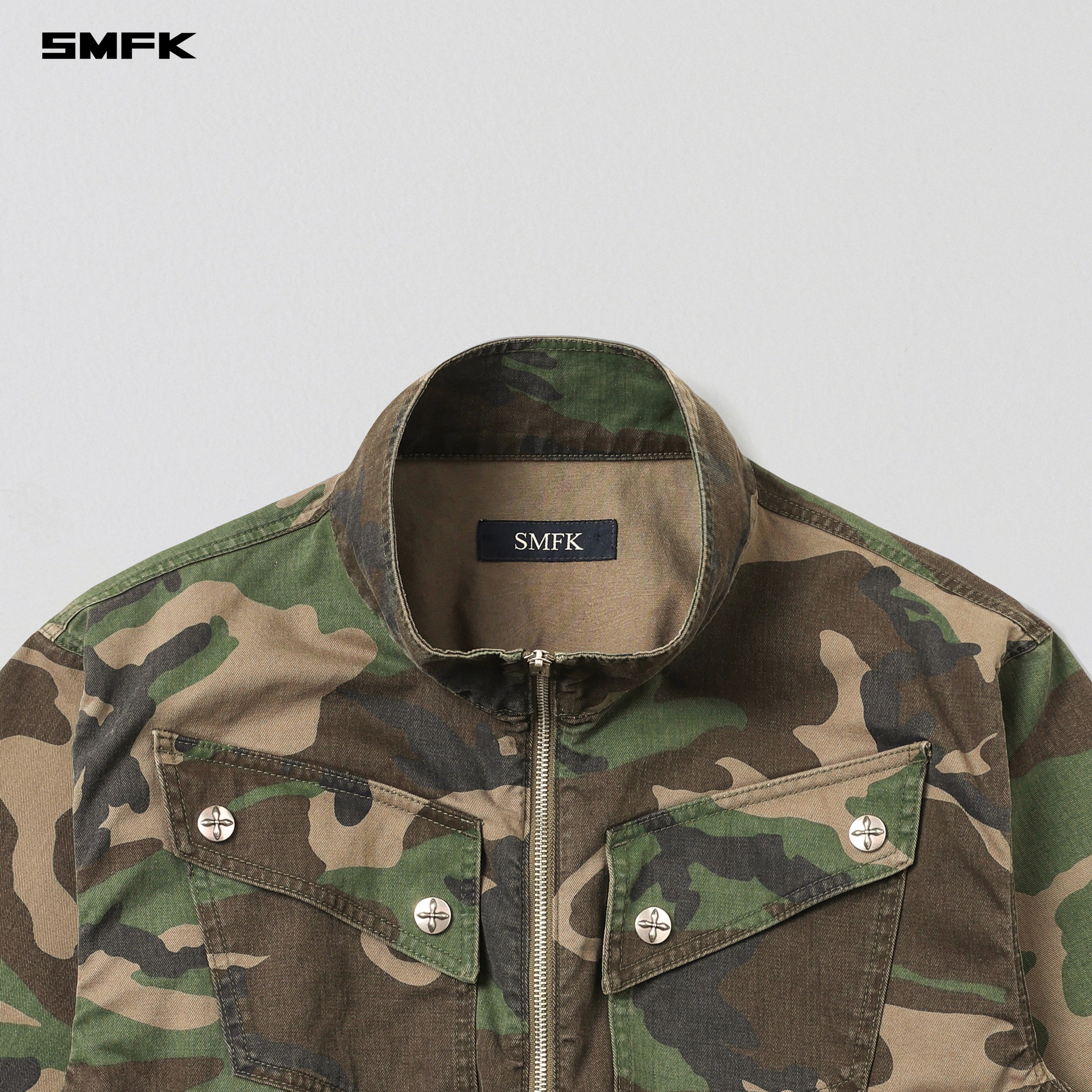 MIRAGE CARGO SP JACKET/COTTON ARMY GREEN CAMOUFLAGE