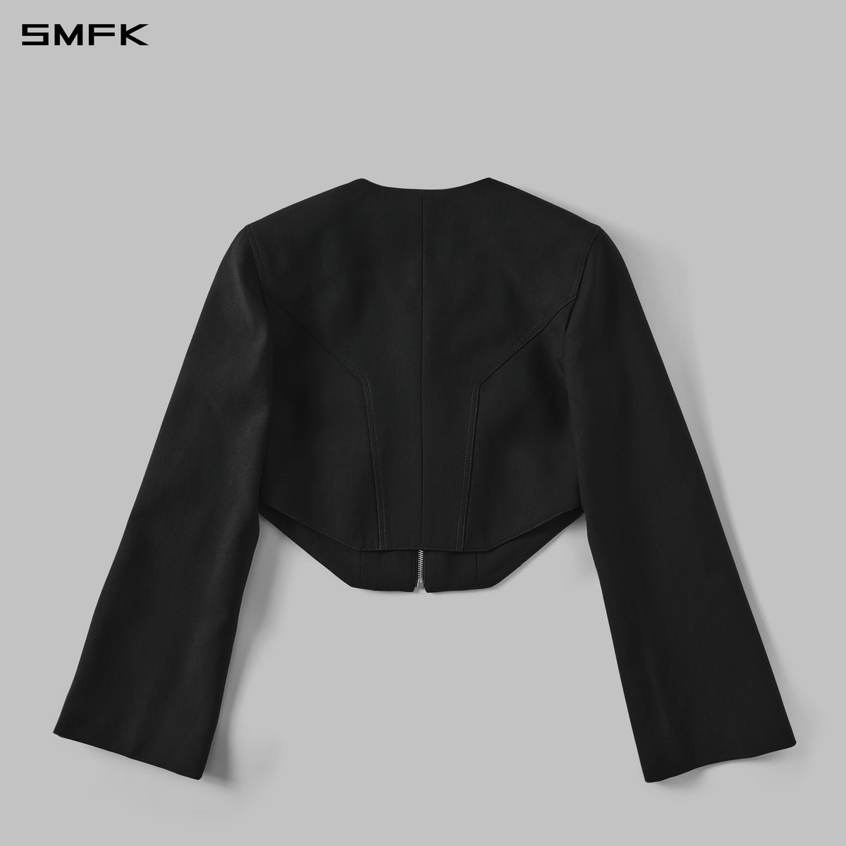 MIRAGE PRISM SHORT SEER JACKET/WOOL+POLYESTER MIDNIGHT BLACK