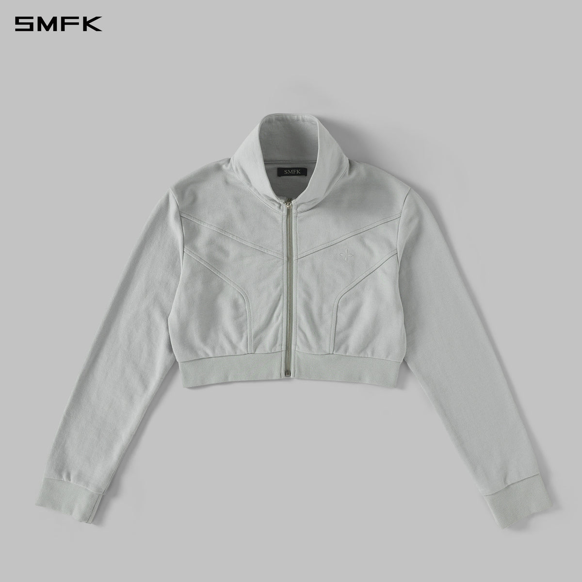 PERMANENT MODE SHORT SPORTS JACKET/COTTON GLACIER GREY