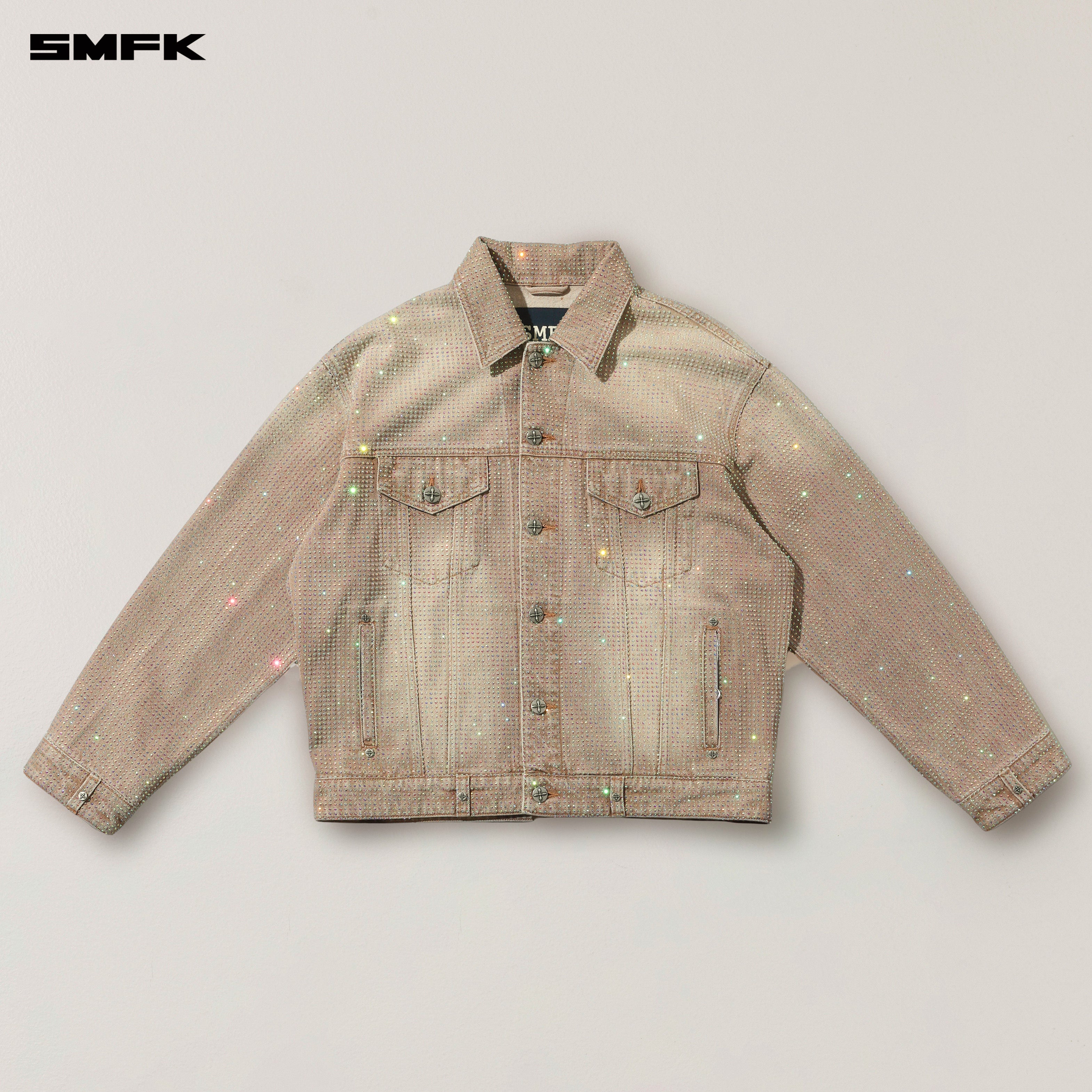RAGE WILD SYNTHETIC DIAMOND DENIM JACKET（HANDCRAFTED） WILD