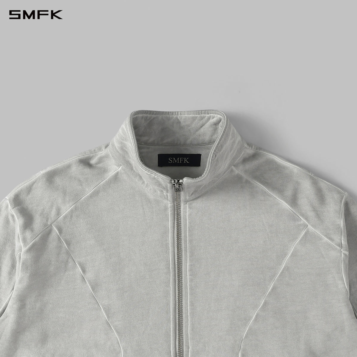 MYTH AEOLUS EVOLVE MASSIVE COLLAR JACKET /COLD DYE/U CLOUD GREY