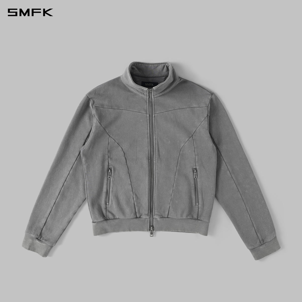MYTH AEOLUS EVOLVE SLIM COLLAR JACKET /COLD DYE/U COLD DYE GREY