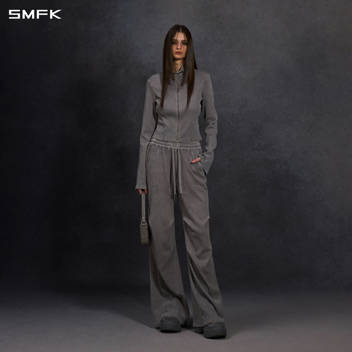 MYTH AEOLUS EVENING JACKET /COLD DYE/W COLD DYE GREY