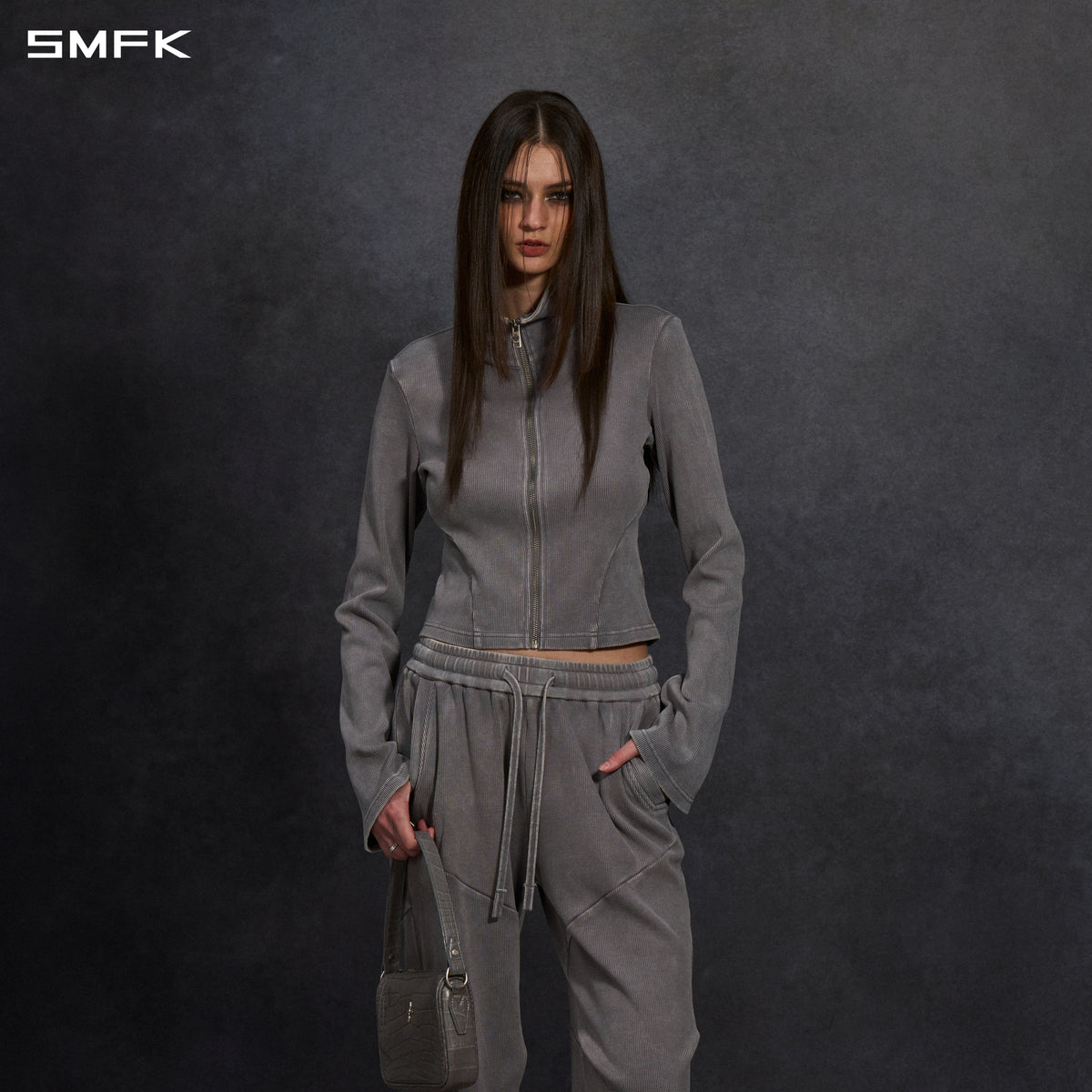 MYTH AEOLUS EVENING JACKET /COLD DYE/W COLD DYE GREY
