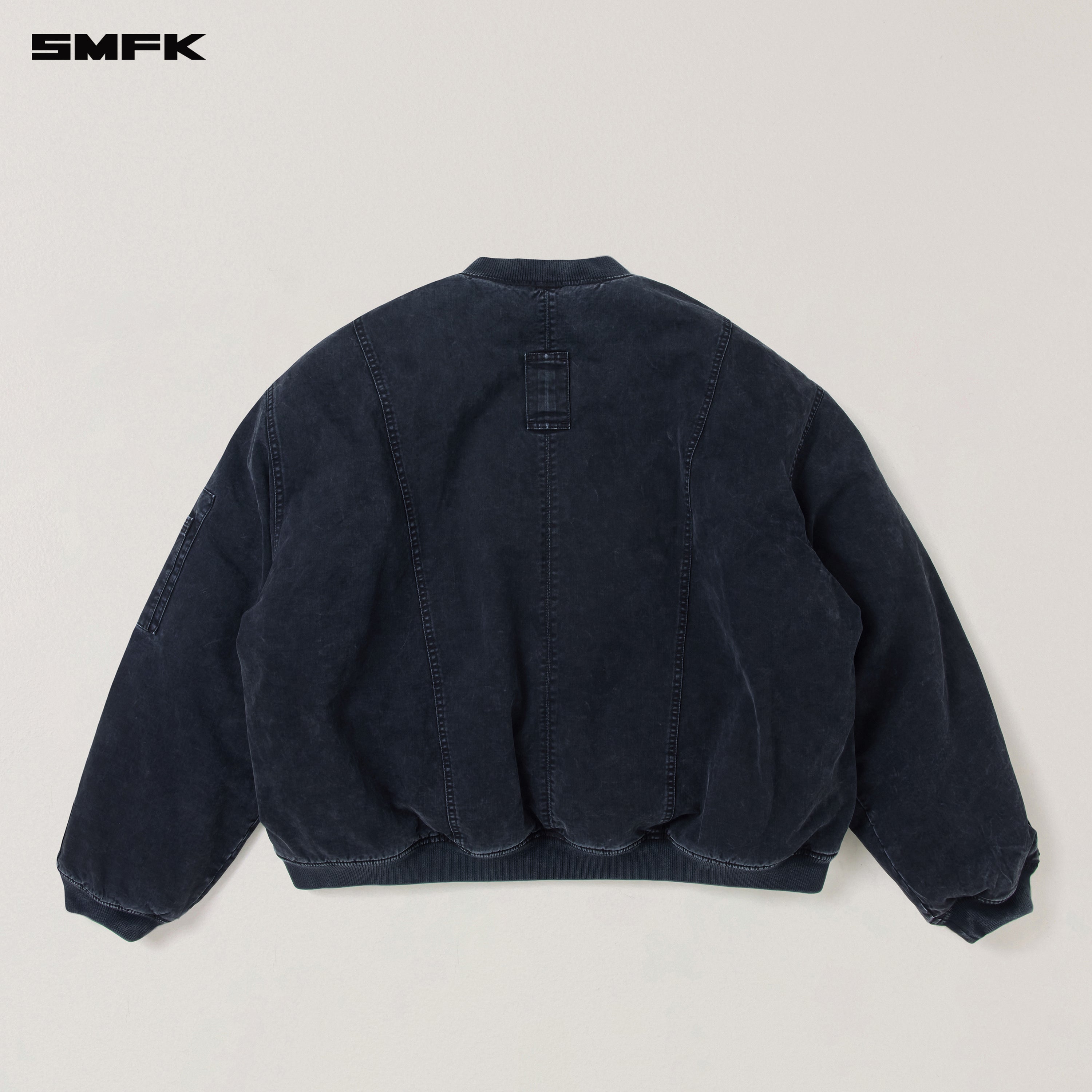 VINTAGE VANISH STORM DYE MASSIVE PILOT JACKET/STONE WASH VANISH BLACK