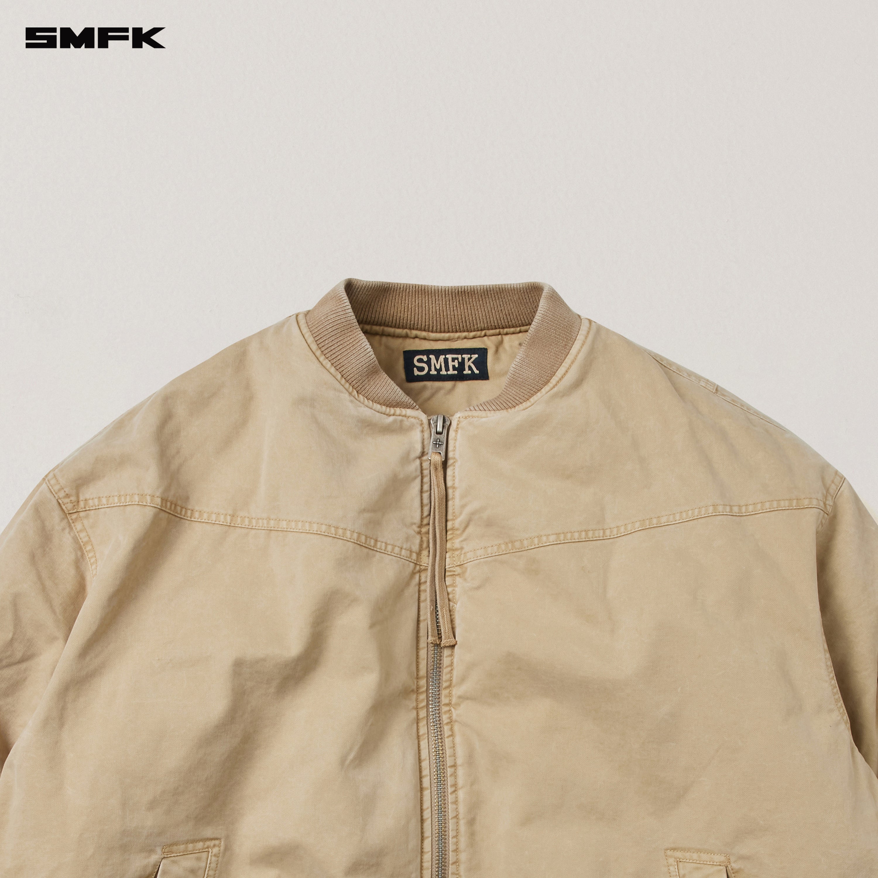 VINTAGE VANISH STORM DYE MASSIVE PILOT JACKET/STONE WASH VANISH SAND
