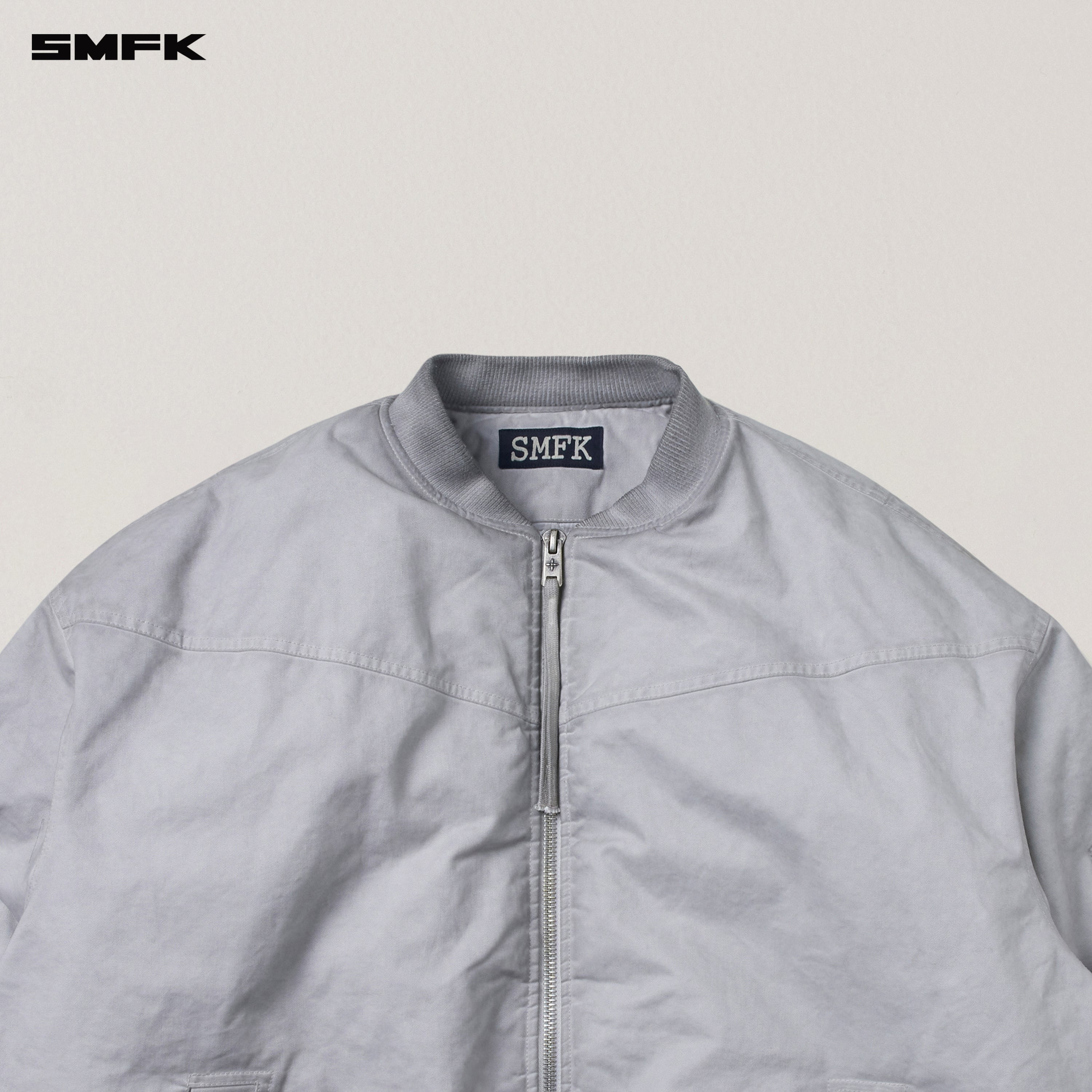 VINTAGE VANISH STORM DYE MASSIVE PILOT JACKET/STONE WASH VANISH WHITE
