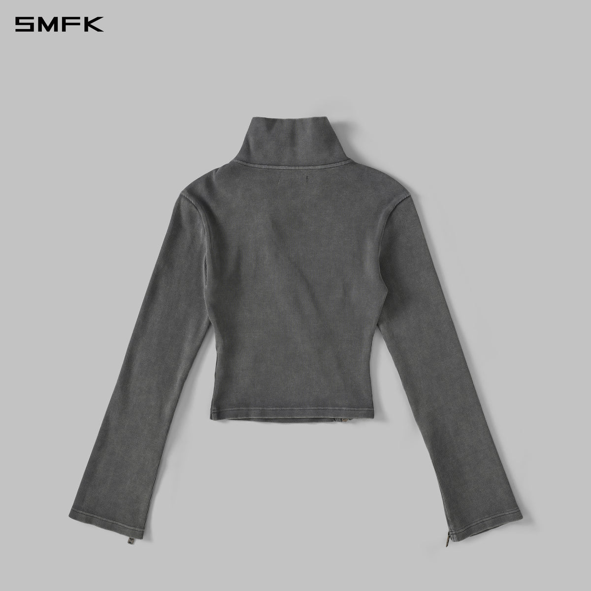 MYTH AEOLUS MUTATION COLLAR JACKET /COLD DYE/W COLD DYE GREY
