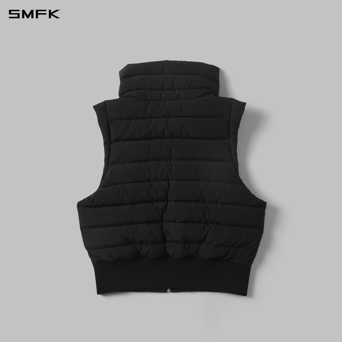MYTH AEOLUS EVOLVE REVERSIBLE DOWN VEST/GOOSE DOWN+NYLON 66/W WILD BLACK