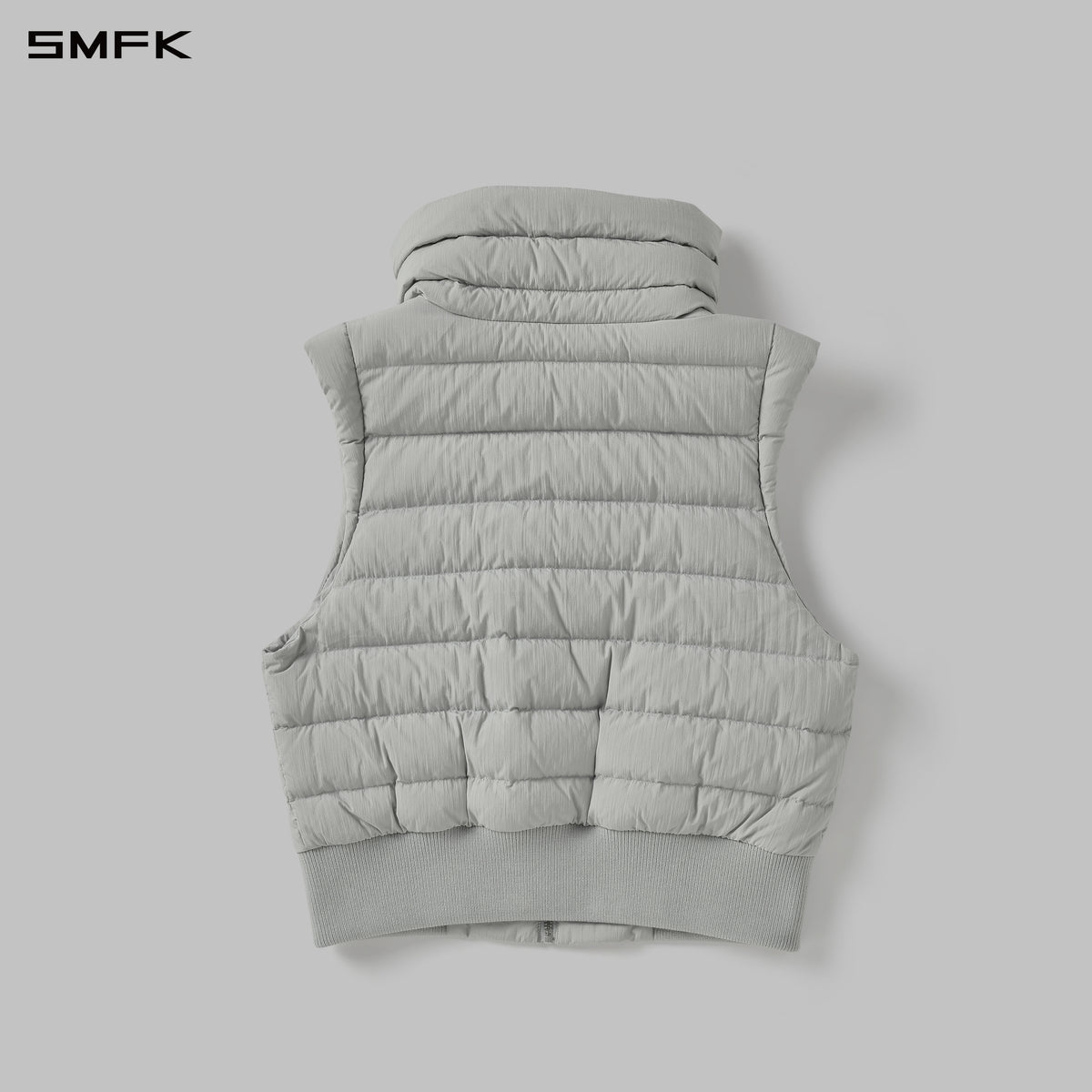 MYTH AEOLUS EVOLVE REVERSIBLE DOWN VEST/GOOSE DOWN+NYLON 66/W MIST GREY