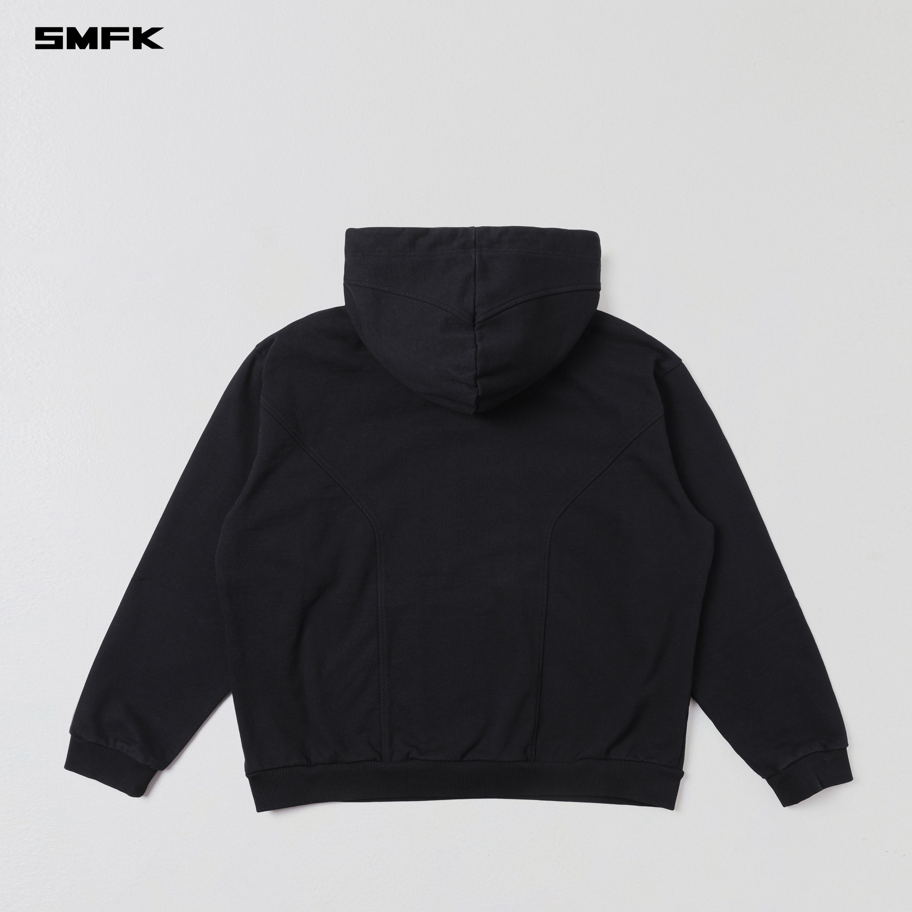 PERMANENT MUSE LOOSE HOODIE/COTTON WILD BLACK