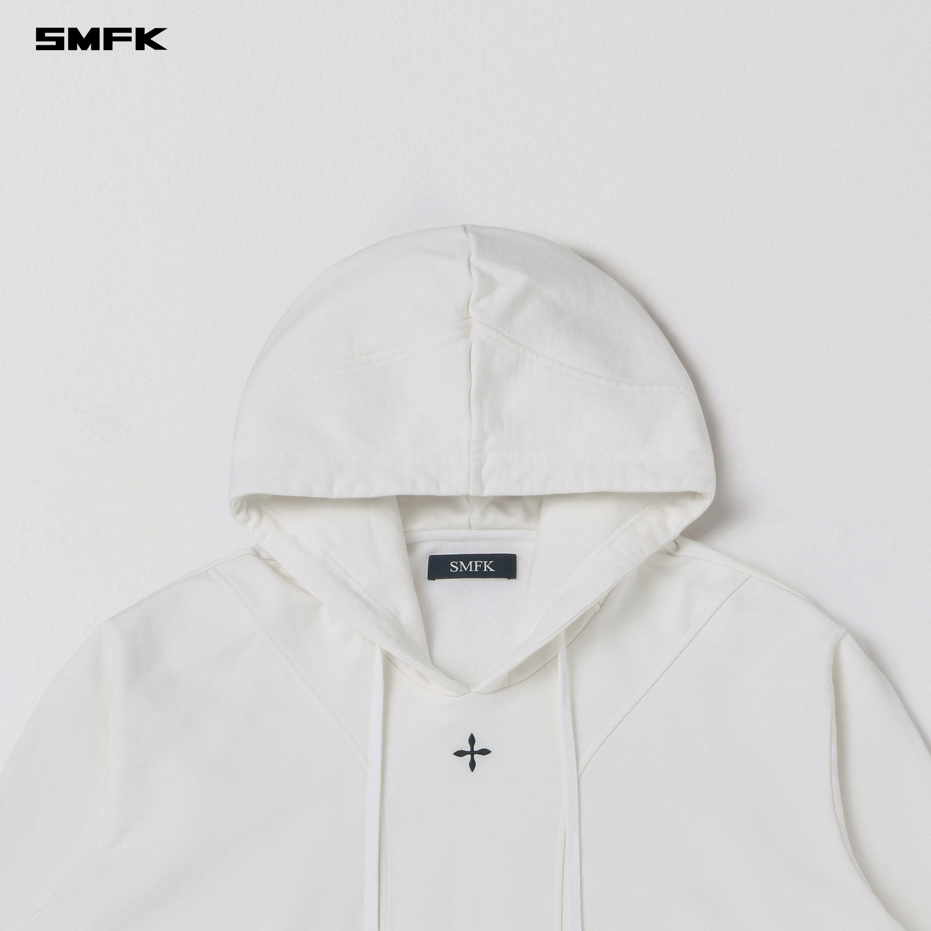 PERMANENT MUSE LOOSE HOODIE/COTTON CLOUD WHITE