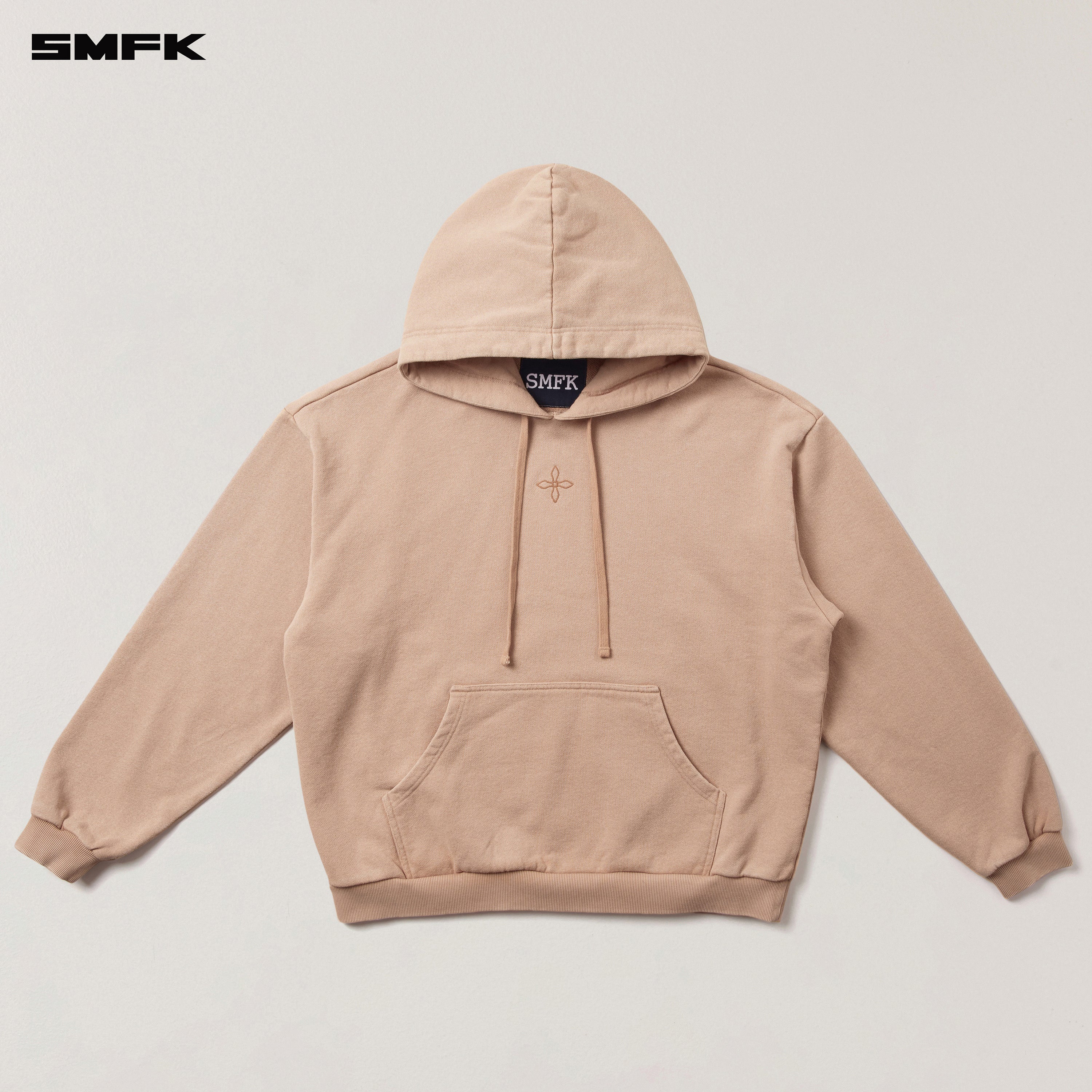 COMPASS MODE LOOSE HOODIE SAND