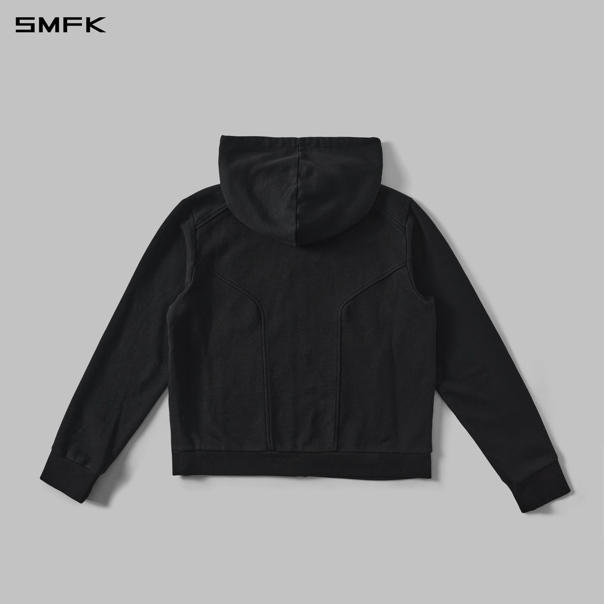 PERMANENT MODE LOOSE SPORTS HOODIE/COTTON/U WILD BLACK