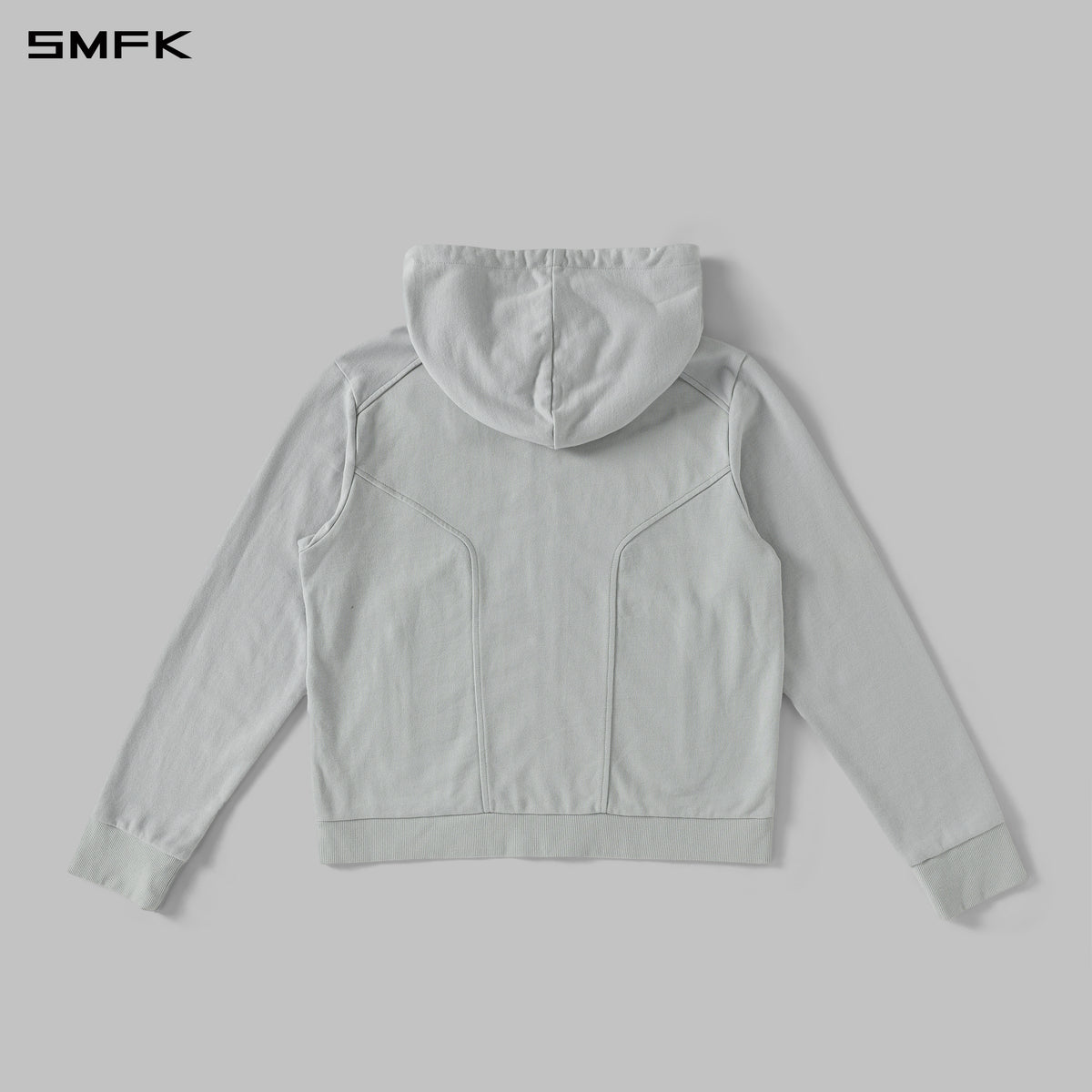 PERMANENT MODE LOOSE SPORTS HOODIE/COTTON/U GLACIER GREY
