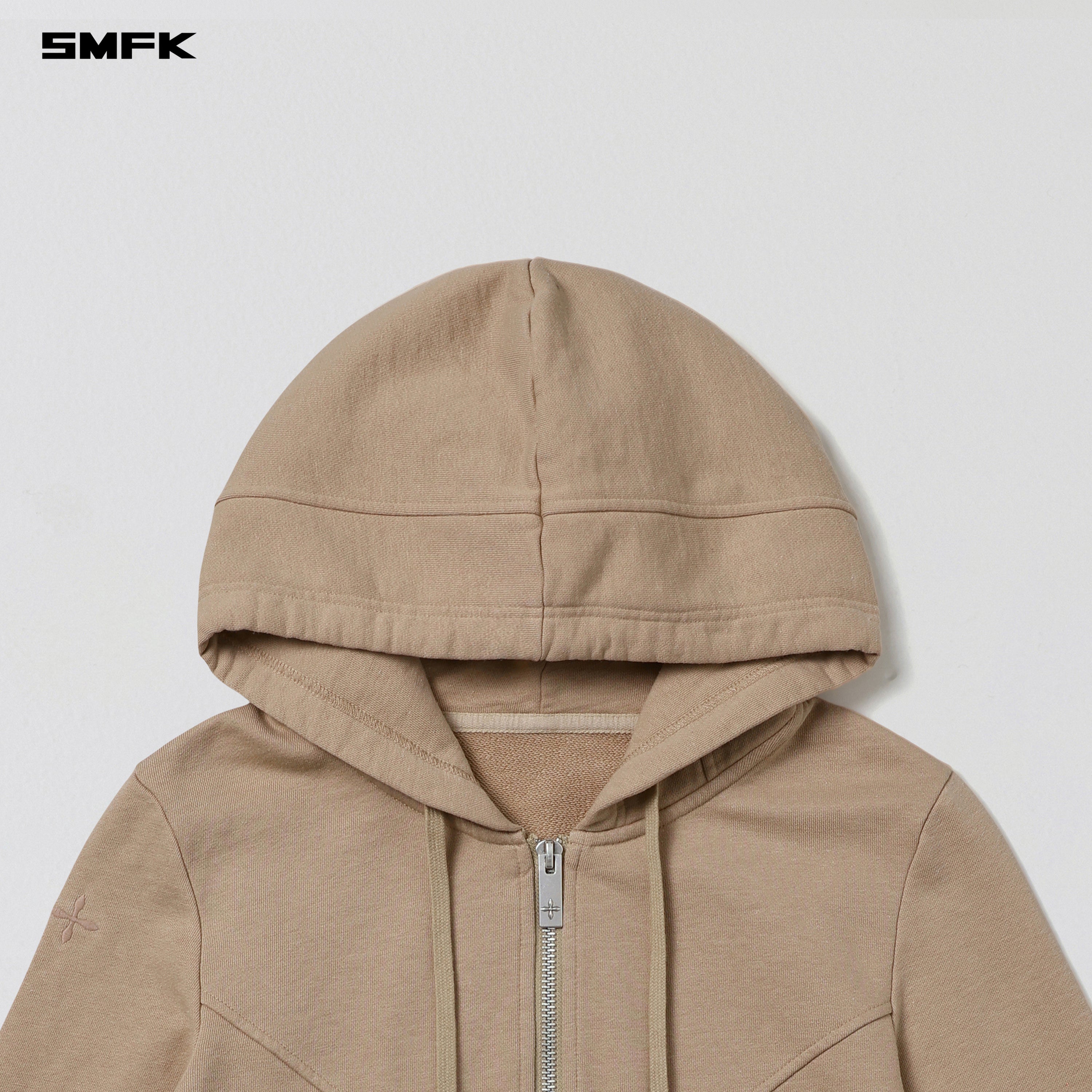 PERMANENT PRISM SLIM HOODIE/COTTON WOOL SILK FRESH SKIN