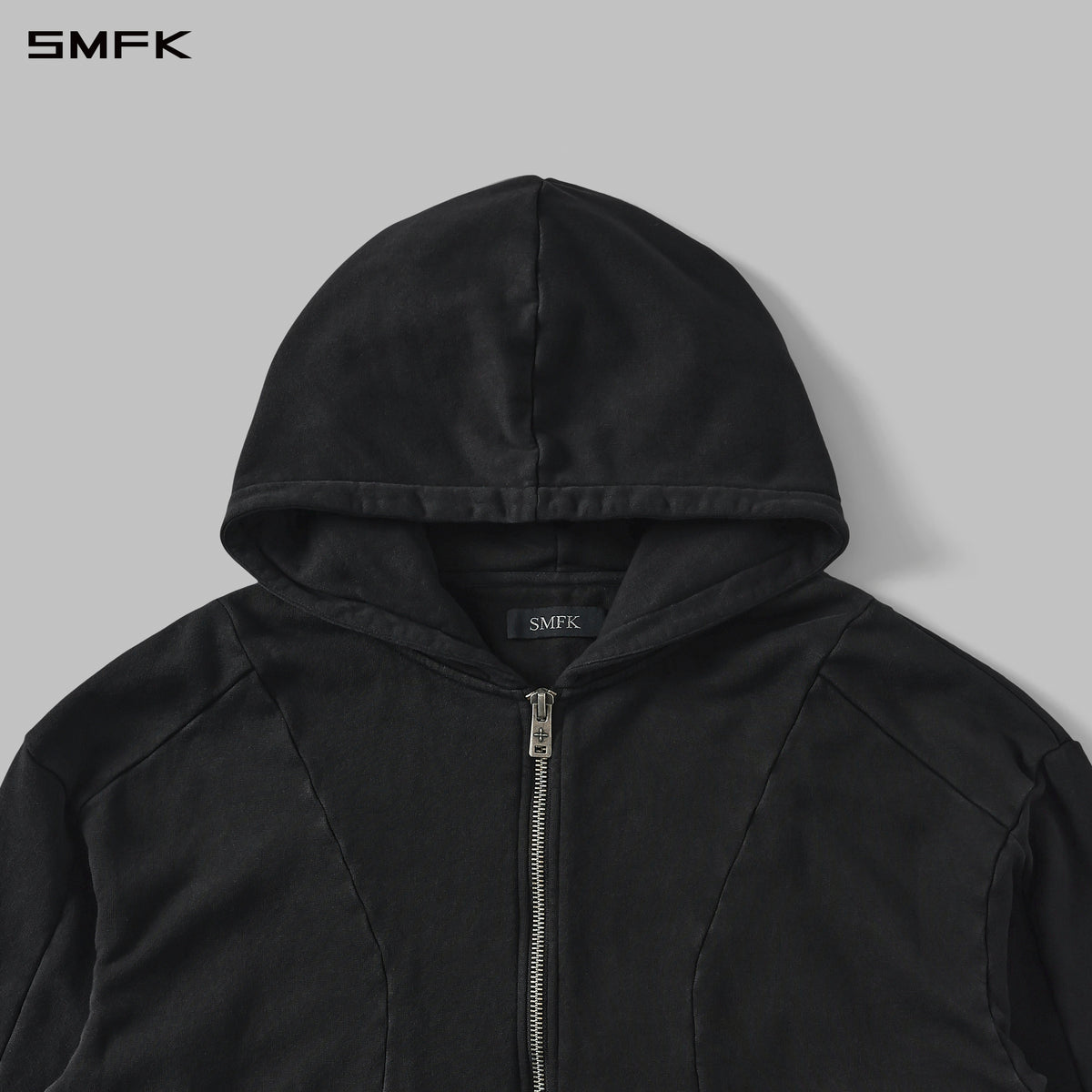 MYTH AEOLUS EVOLVE MASSIVE HOOD JACKET /COLD DYE/U COLD DYE BLACK