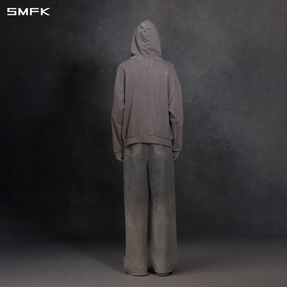 MYTH AEOLUS EVOLVE MASSIVE HOOD JACKET /COLD DYE/U COLD DYE GREY