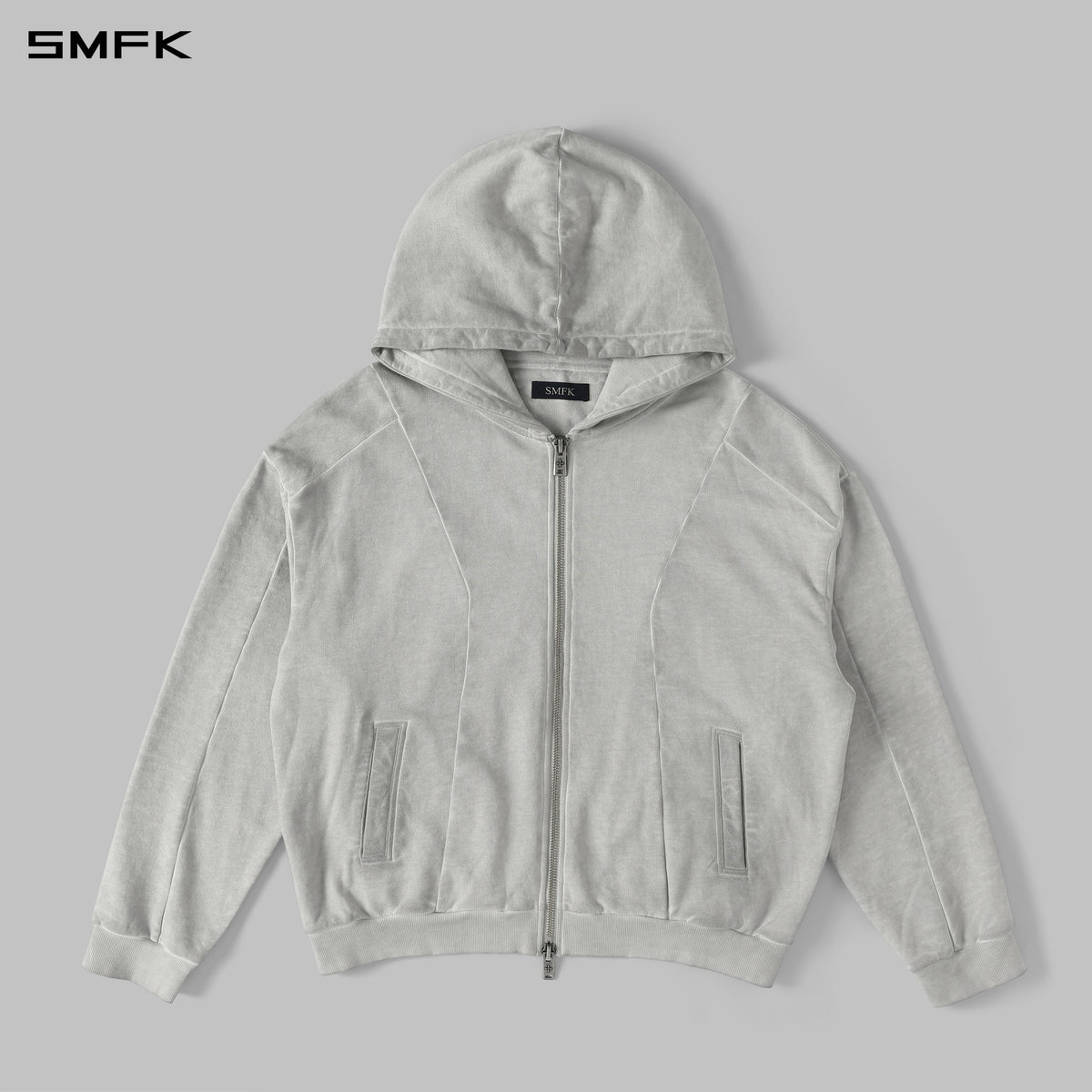 MYTH AEOLUS EVOLVE MASSIVE HOOD JACKET /COLD DYE/U CLOUD GREY