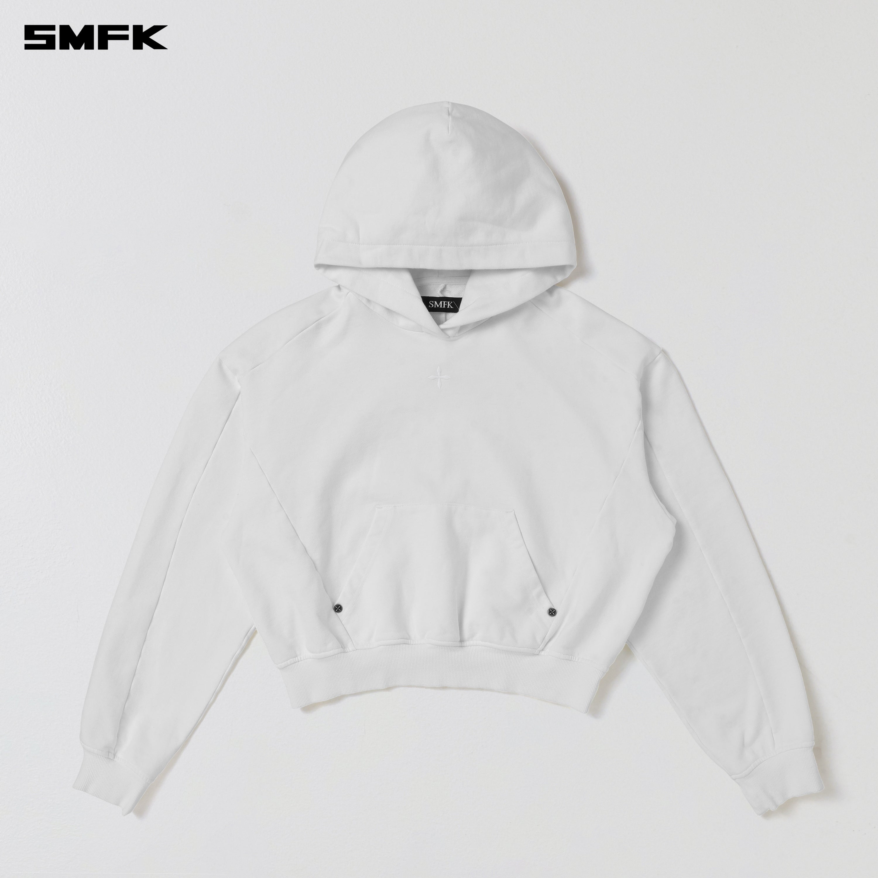 VINTAGE MUSE SPORTS SHORT HOODIE/COTTON CLOUD WHITE