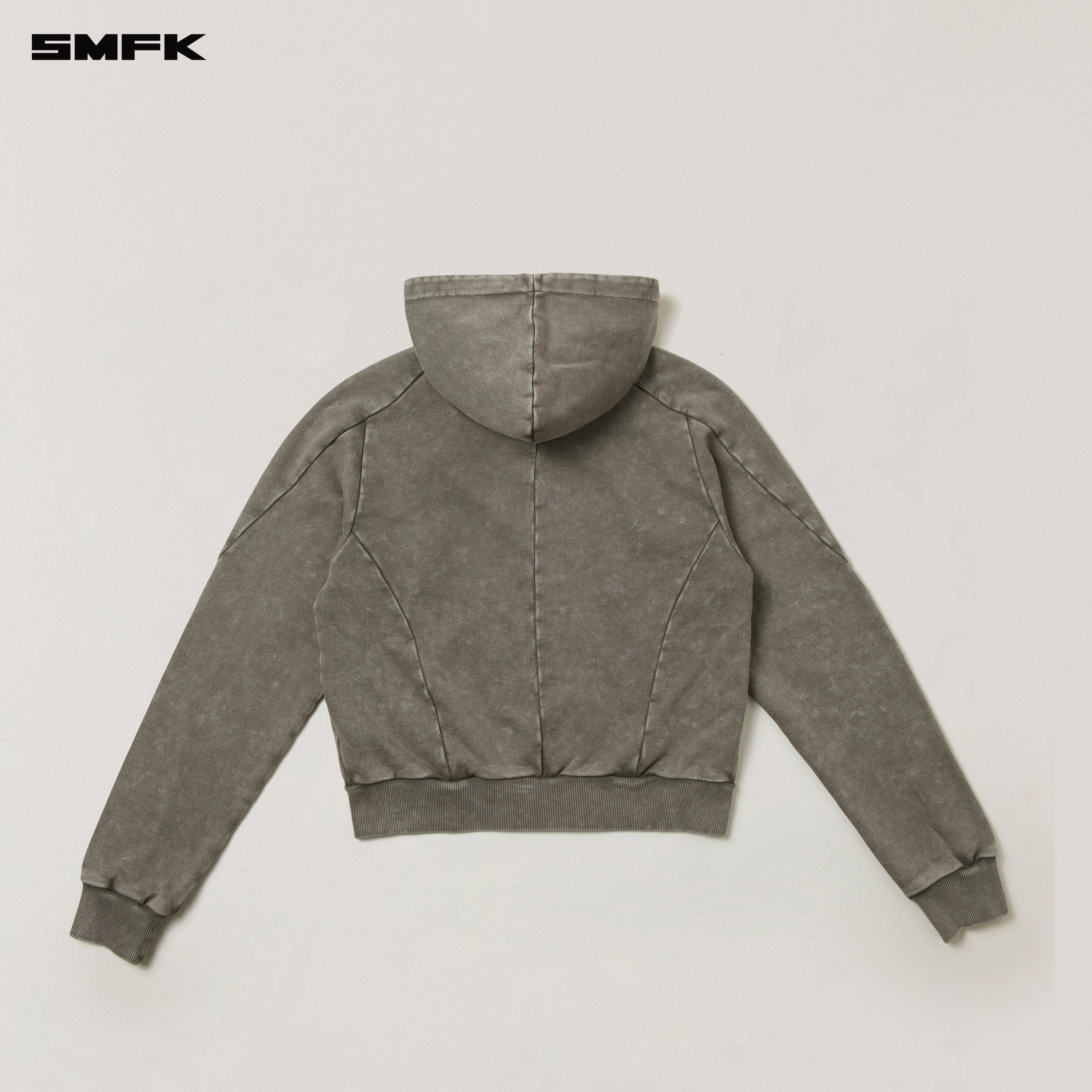VINTAGE-SAVAGE SPORTS HOODIE/FADE DYE VANISH BROWN