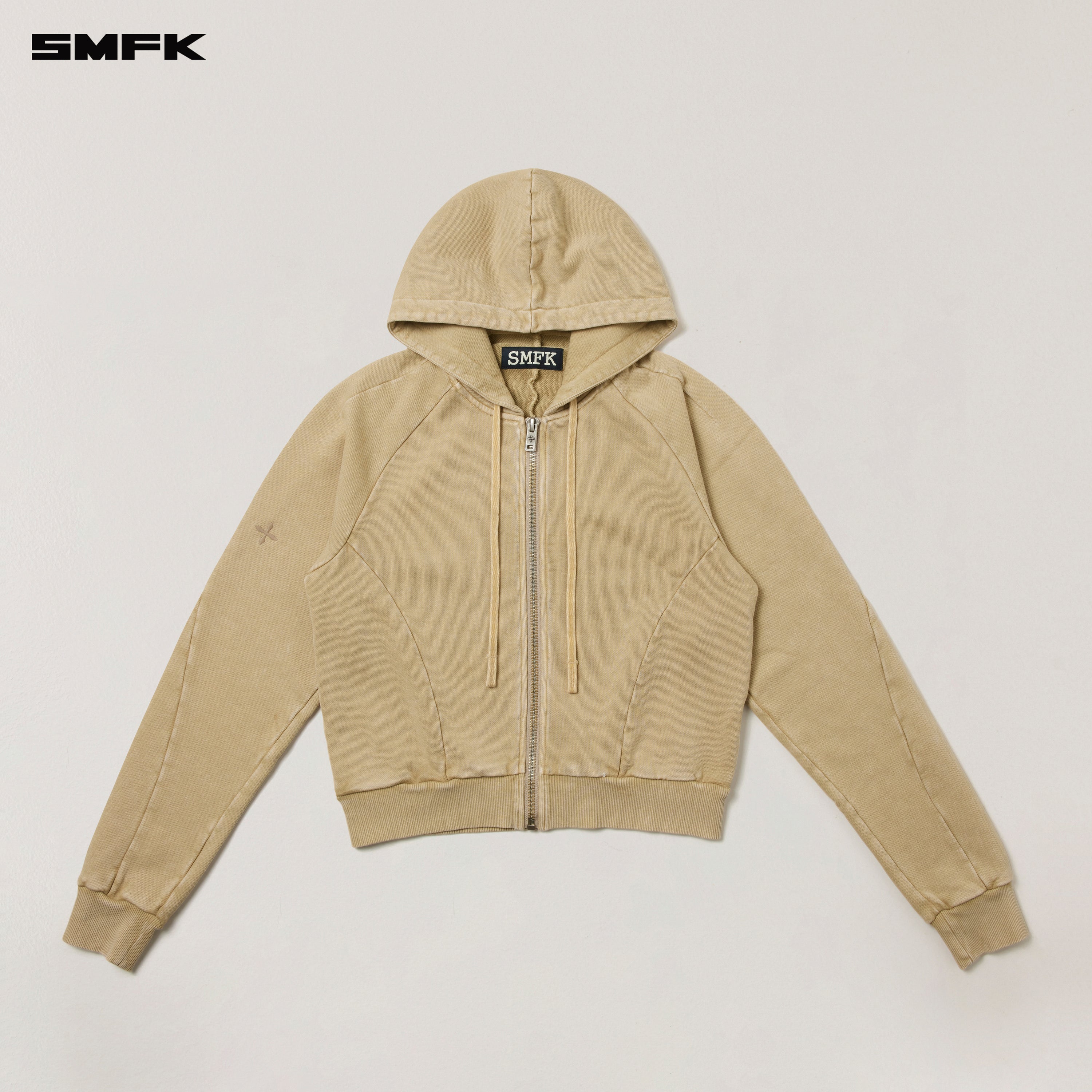 VINTAGE-SAVAGE SPORTS HOODIE/FADE DYE VANISH SAND