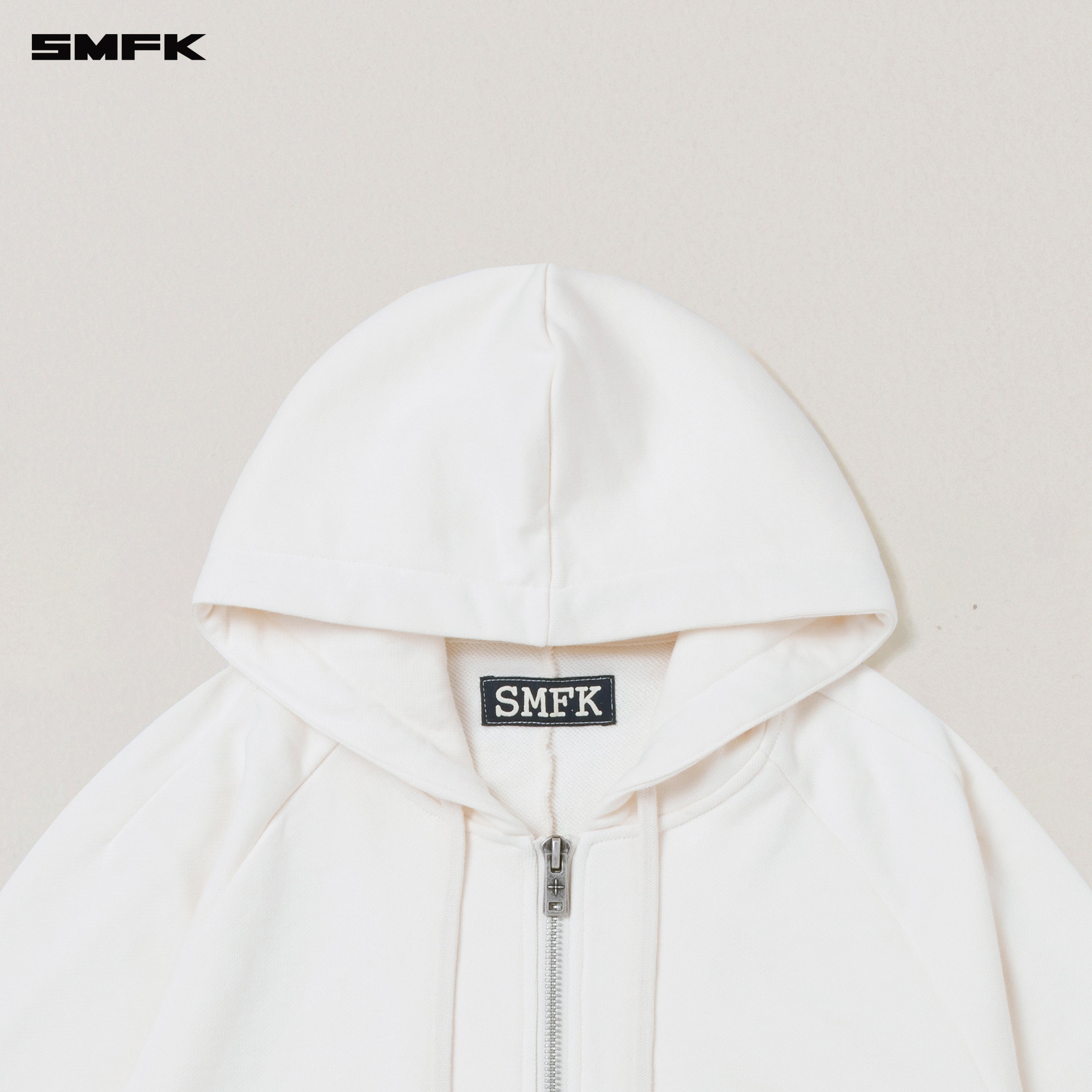 VINTAGE-SAVAGE SPORTS HOODIE SNOW MOUNTAIN WHITE