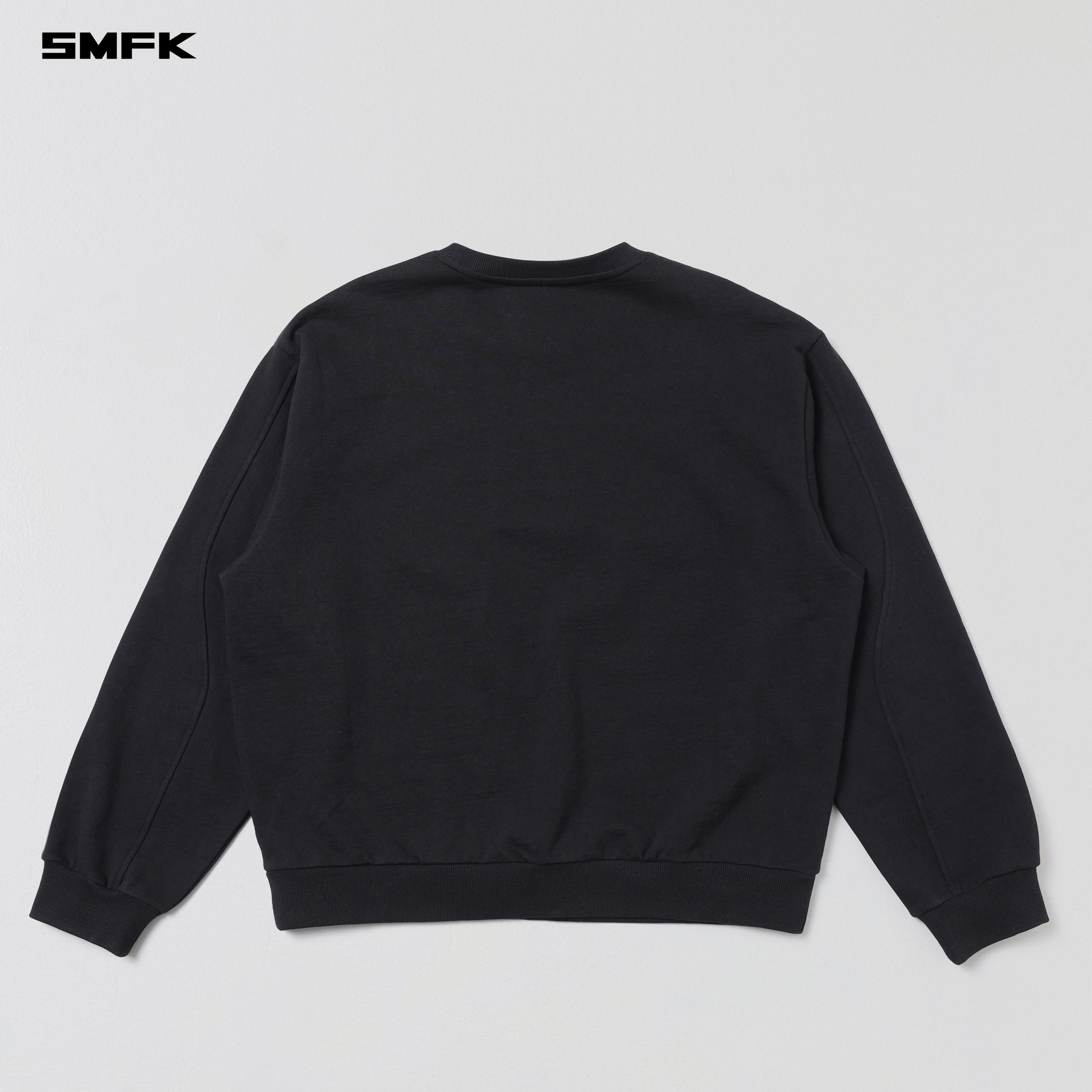 FUTURE REFLECTION MASSIVE PULLOVER/COTTON WOOL WILD BLACK