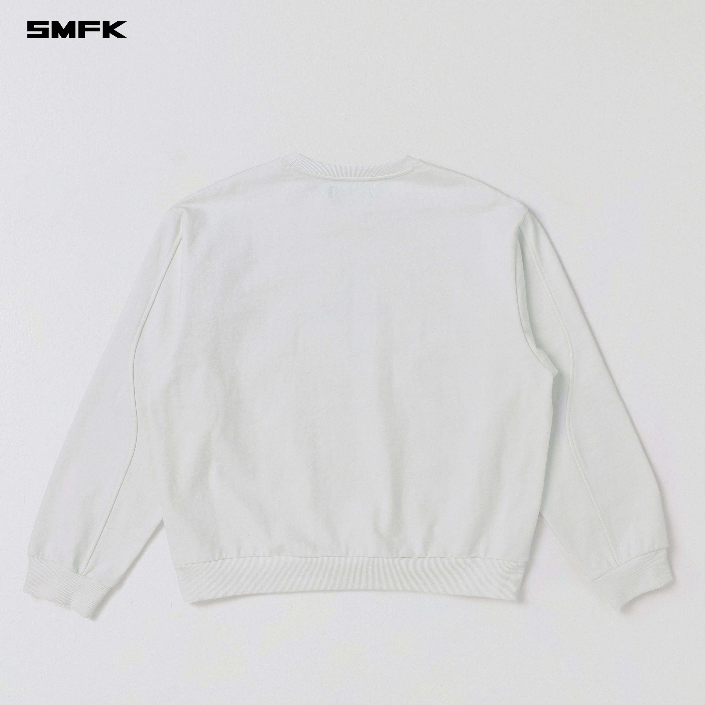 FUTURE REFLECTION MASSIVE PULLOVER/COTTON WOOL CLOUD WHITE