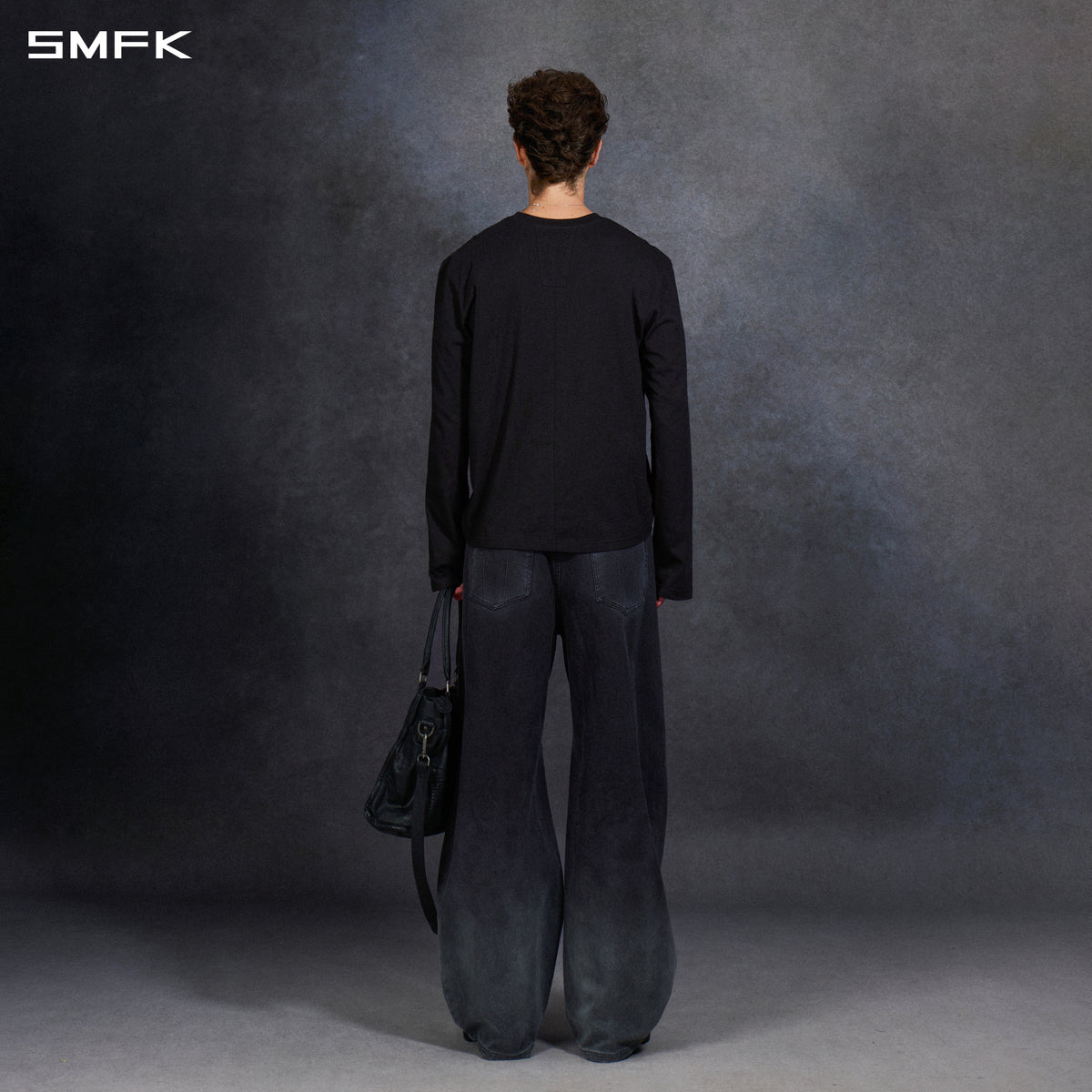 PERMANENT MUSE FIT PULLOVER/LONG-STAPLE COTTON/U WILD BLACK