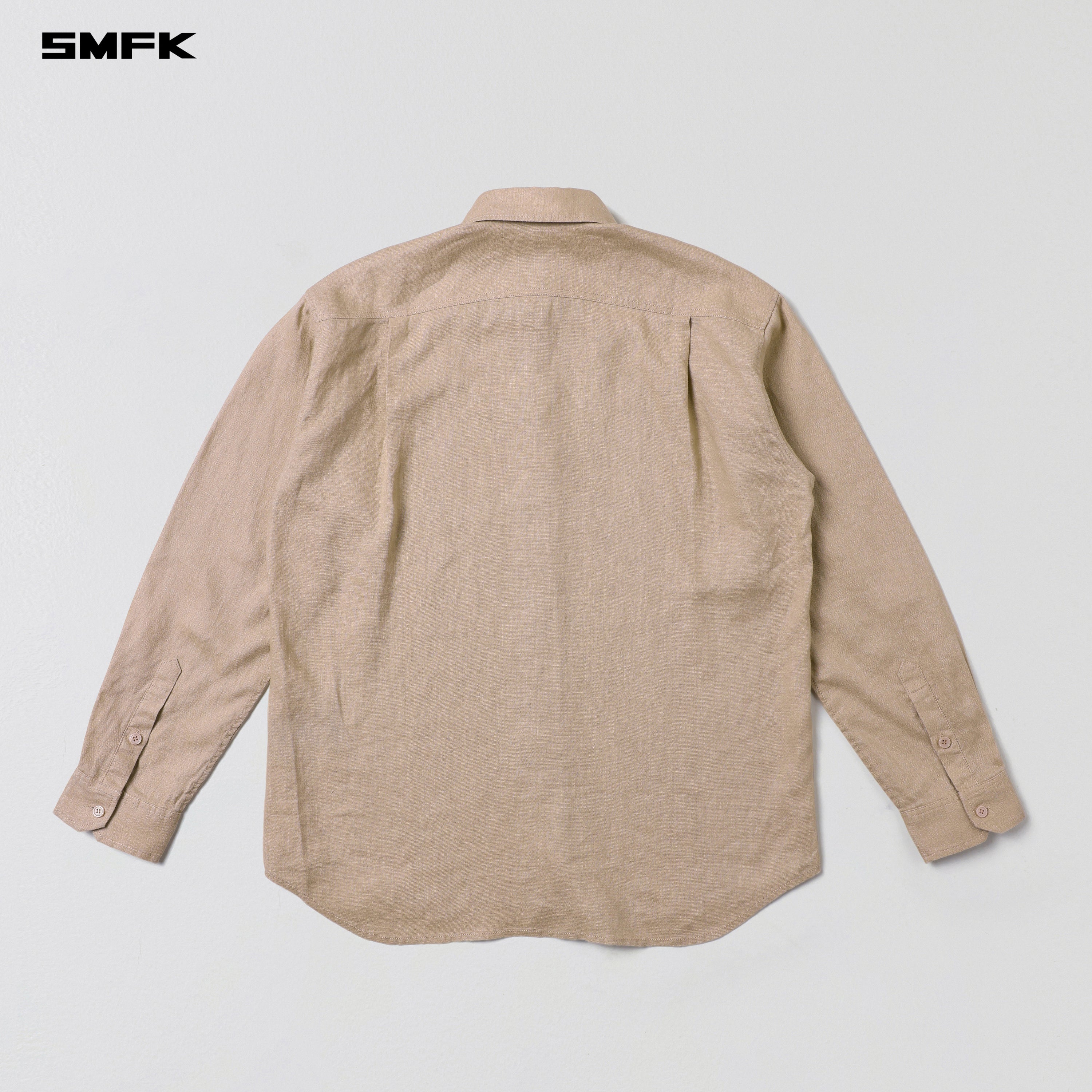 COMPASS ROVE SHIRT/LINEN SAND