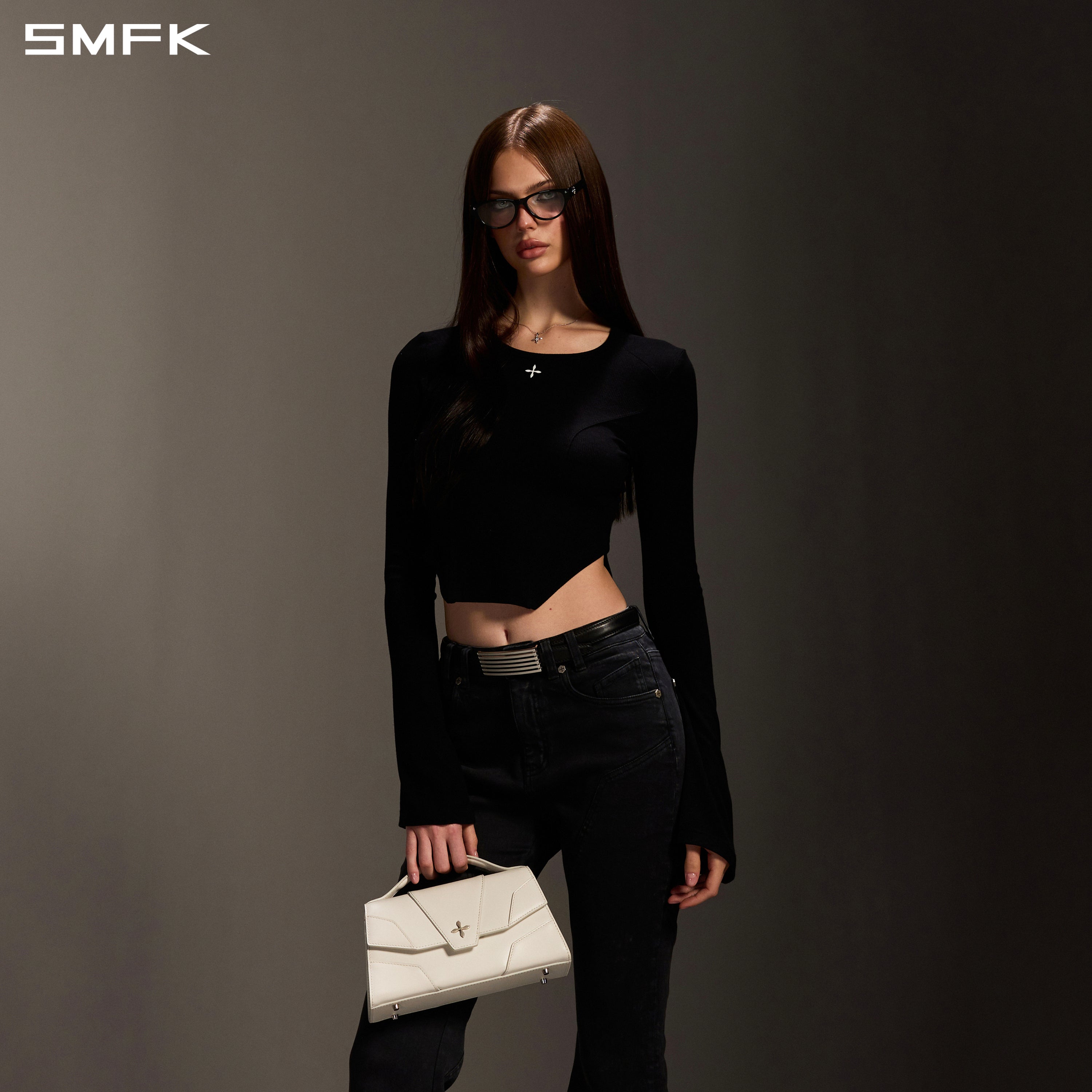 MYTH SEER SLIM SPORTS PULLOVER/ACETATE+VISCOSE+ACRYLIC+SPANDEX+WOOL WILD BLACK