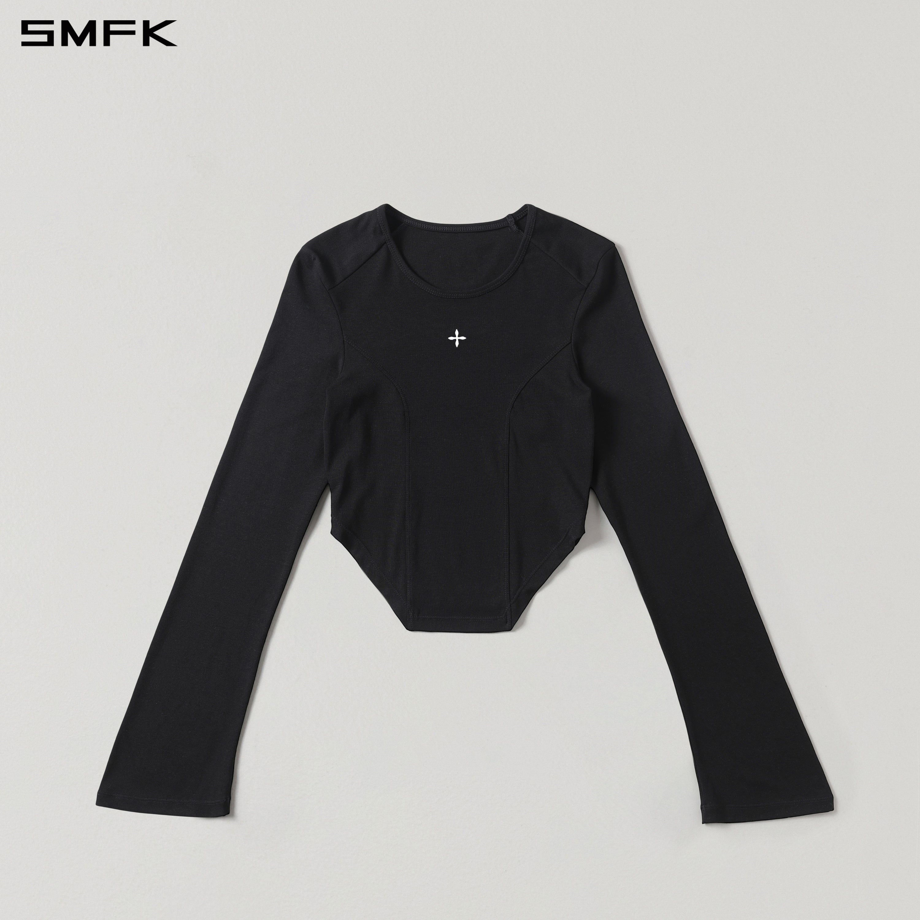 MYTH SEER SLIM SPORTS PULLOVER/ACETATE+VISCOSE+ACRYLIC+SPANDEX+WOOL WILD BLACK