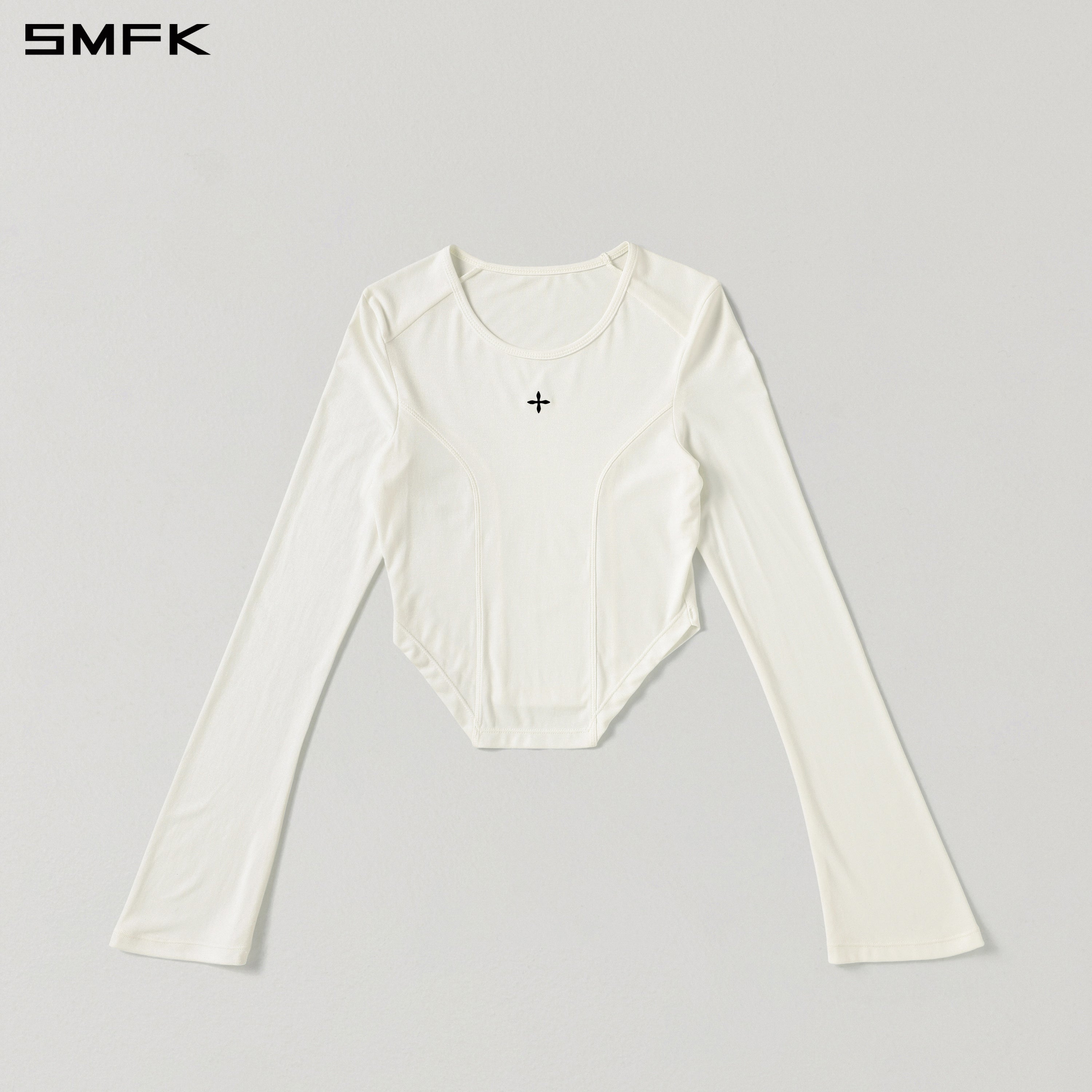 MYTH SEER SLIM SPORTS PULLOVER/ACETATE+VISCOSE+ACRYLIC+SPANDEX+WOOL CLOUD WHITE