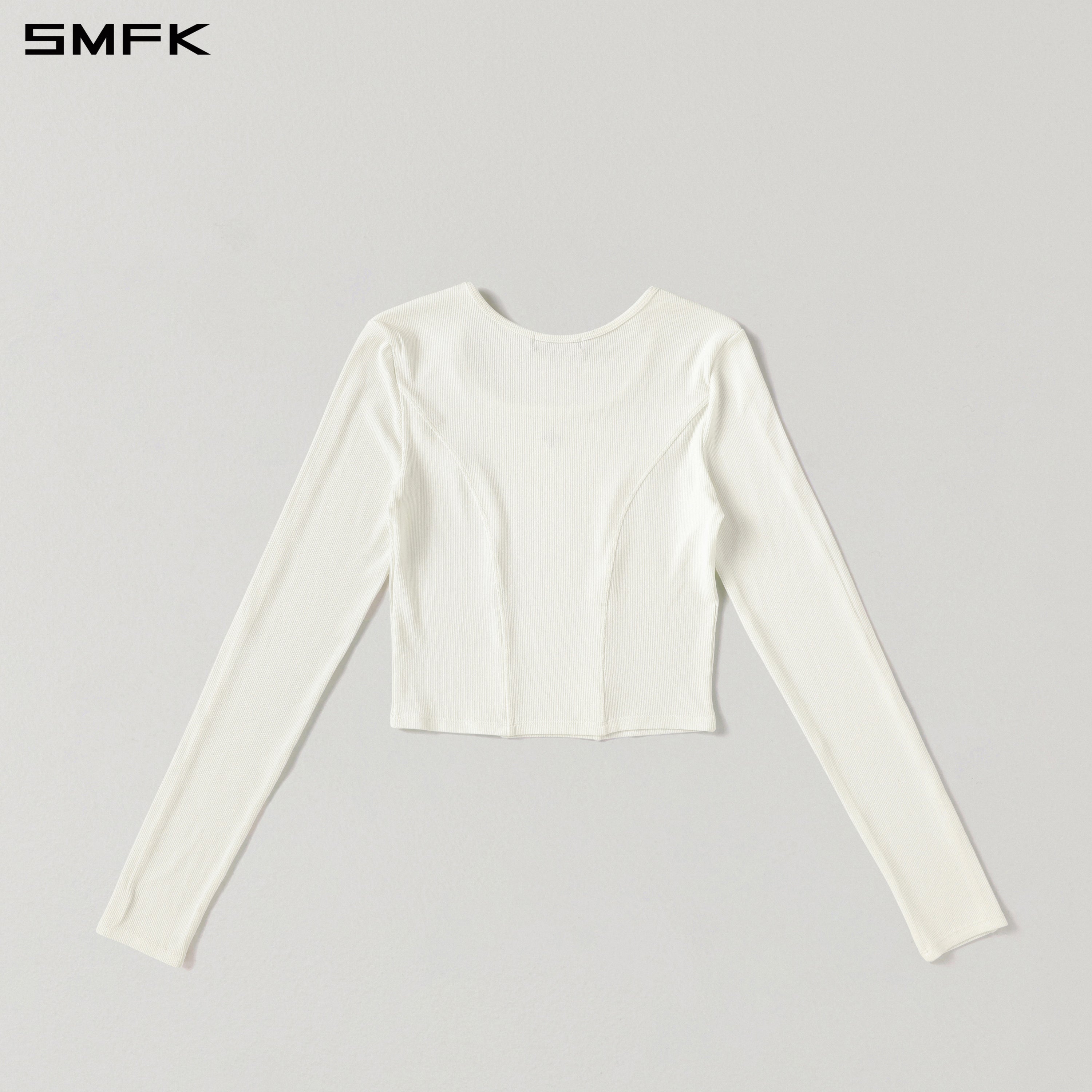 MYTH RITE SLIM PULLOVER/ACETATE+VISCOSE+ACRYLIC+SPANDEX+WOOL CLOUD WHITE