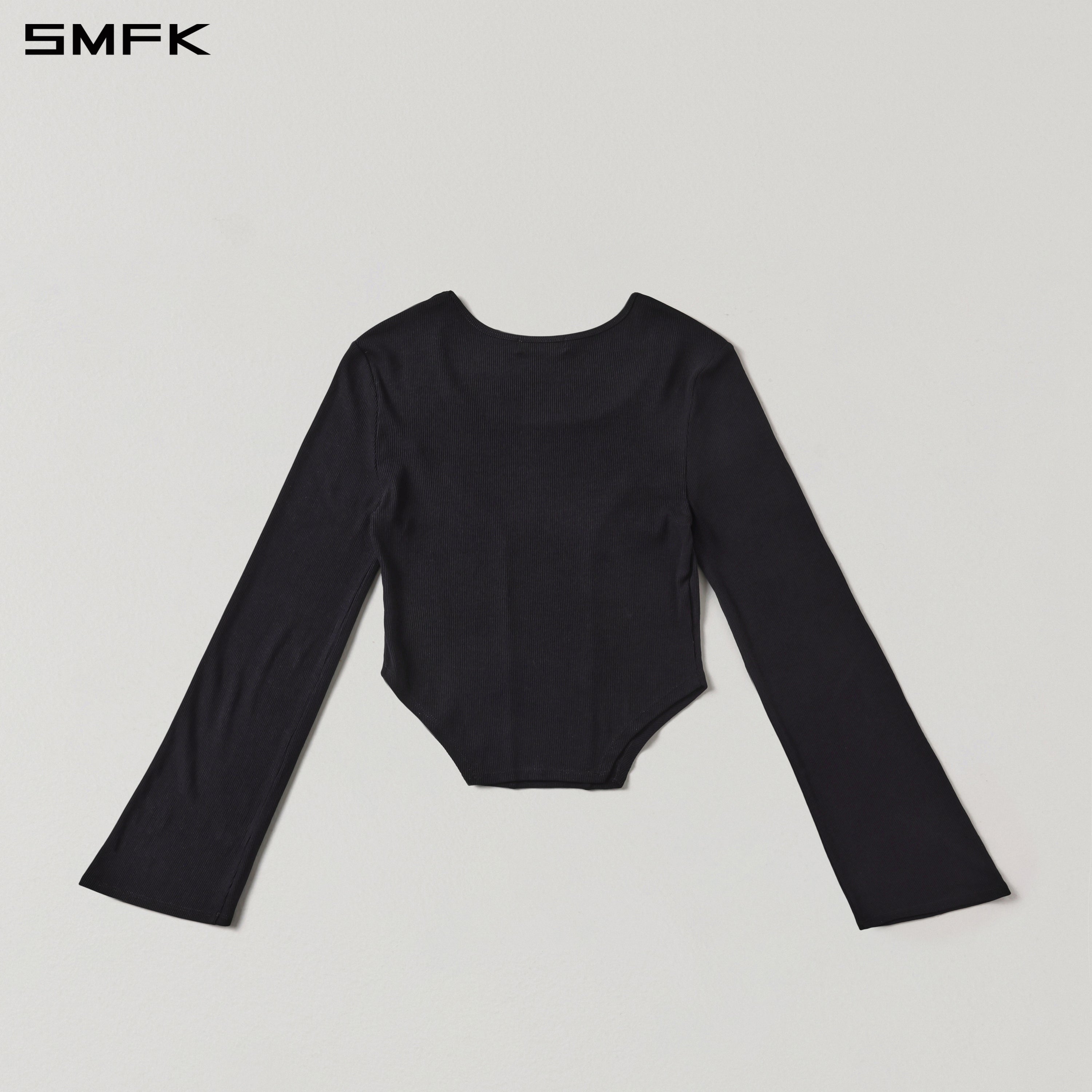 MYTH SEER SLIM PULLOVER/ACETATE+VISCOSE+ACRYLIC+SPANDEX+WOOL WILD BLACK