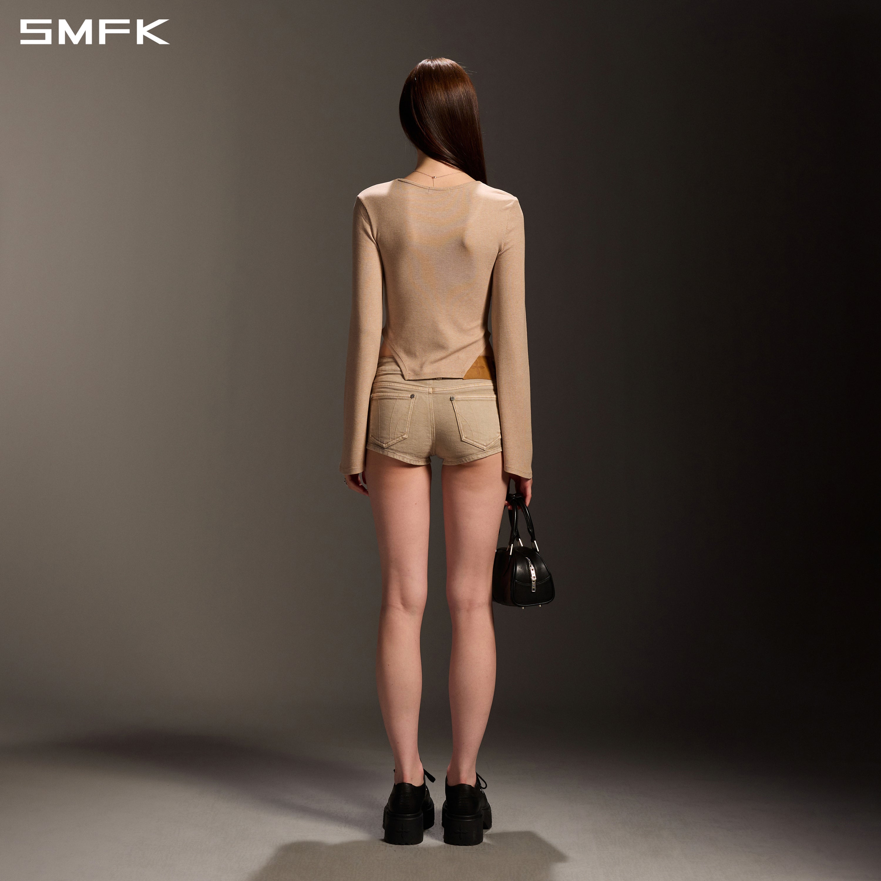 MYTH SEER SLIM PULLOVER/ACETATE+VISCOSE+ACRYLIC+SPANDEX+WOOL FRESH SKIN