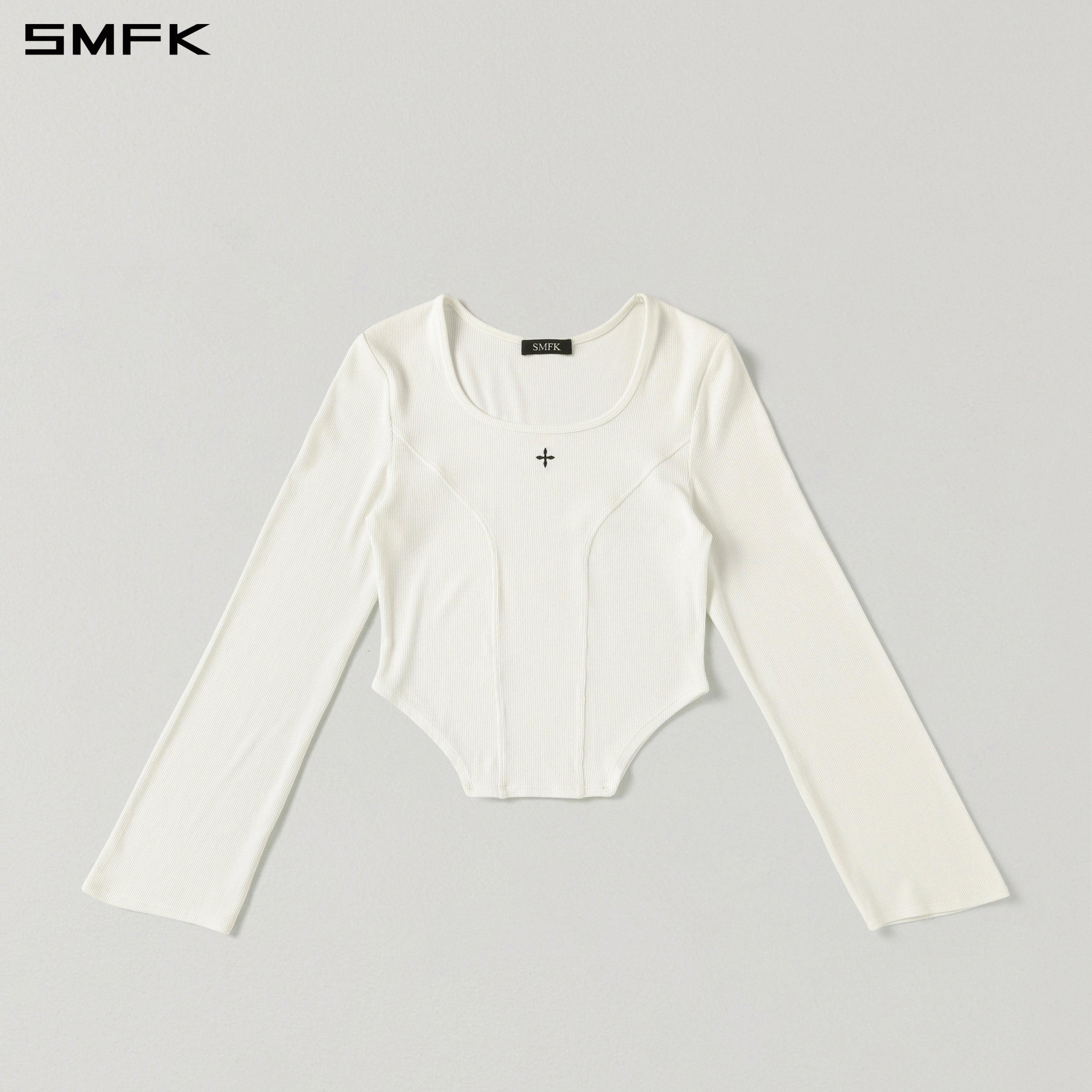 MYTH SEER SLIM PULLOVER/ACETATE+VISCOSE+ACRYLIC+SPANDEX+WOOL CLOUD WHITE