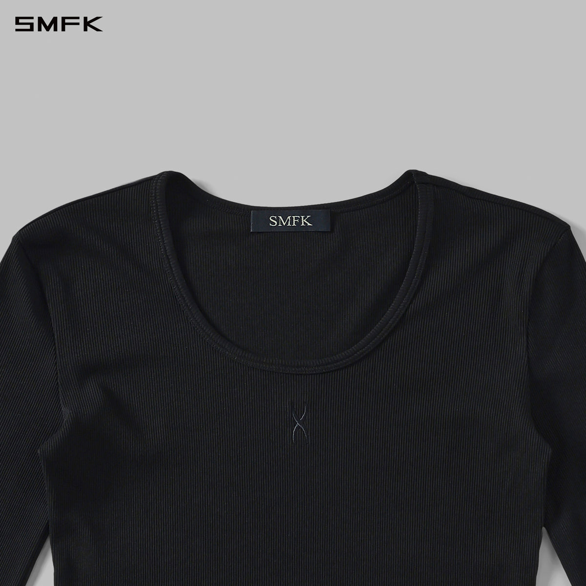 MYTH AEOLUS EVENING PULLOVER/COTTON + REGENERATED CELLULOSE FIBER + SPANDEX/W WILD BLACK