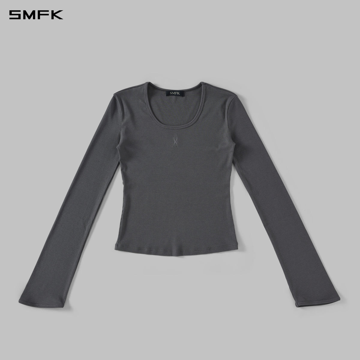 MYTH AEOLUS EVENING PULLOVER/COTTON + REGENERATED CELLULOSE FIBER + SPANDEX/W STORM GREY