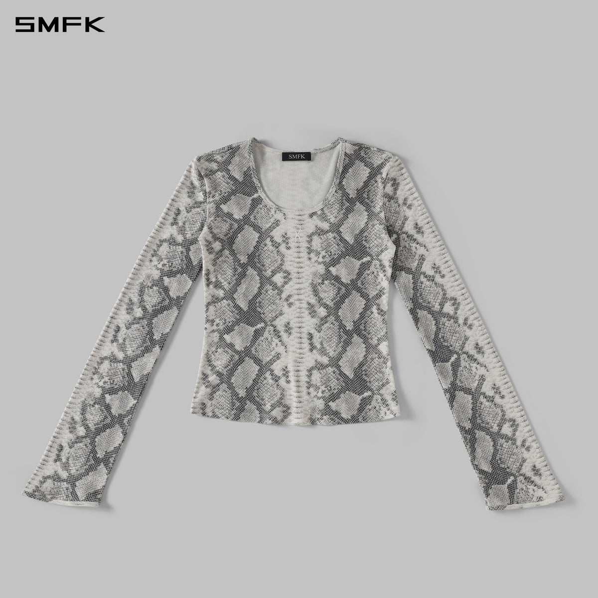MYTH AEOLUS EVENING PULLOVER/COTTON + REGENERATED CELLULOSE FIBER + SPANDEX/W MIRAGE WHITE SNAKE
