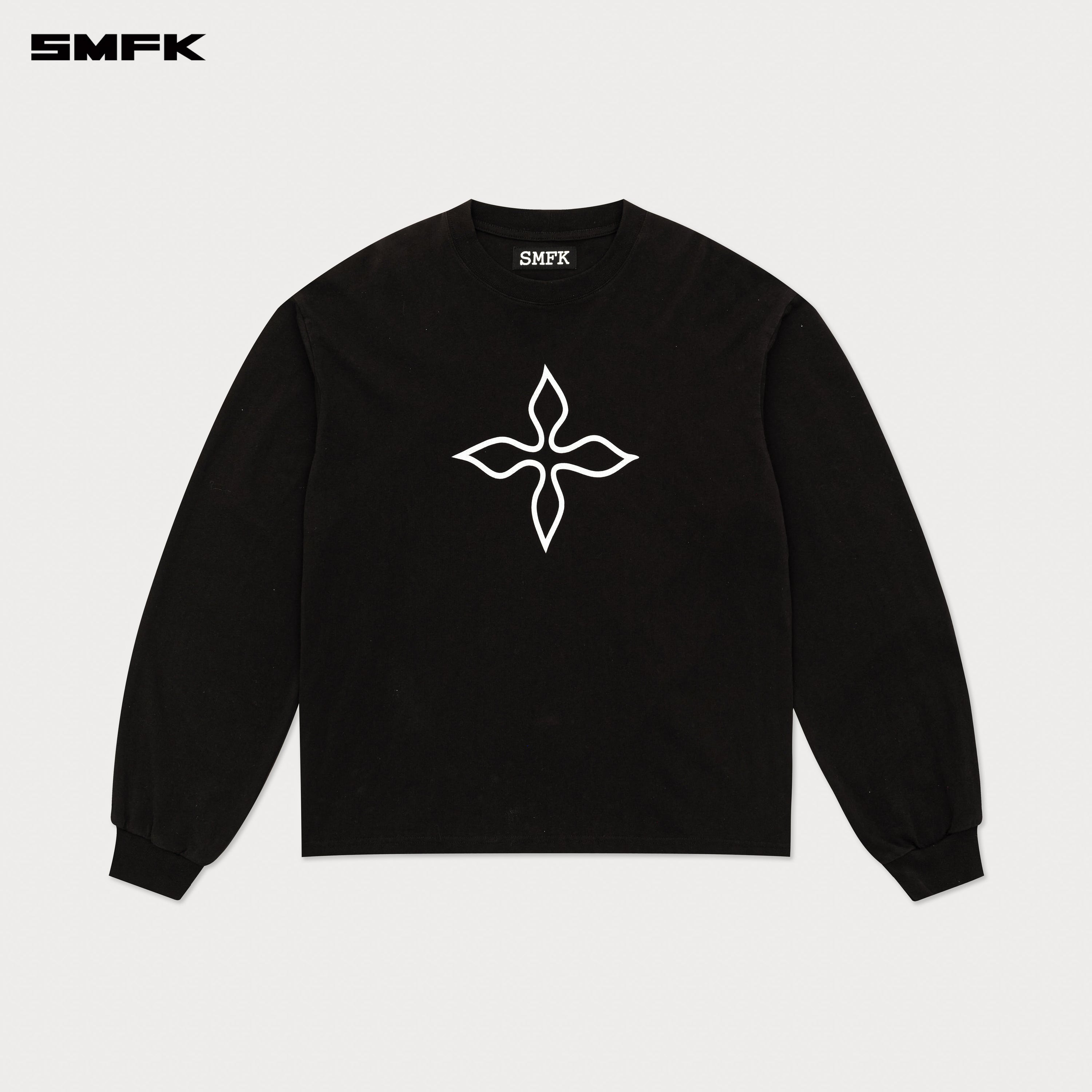 Compass Black Magnolia Oversize Sweatshirt